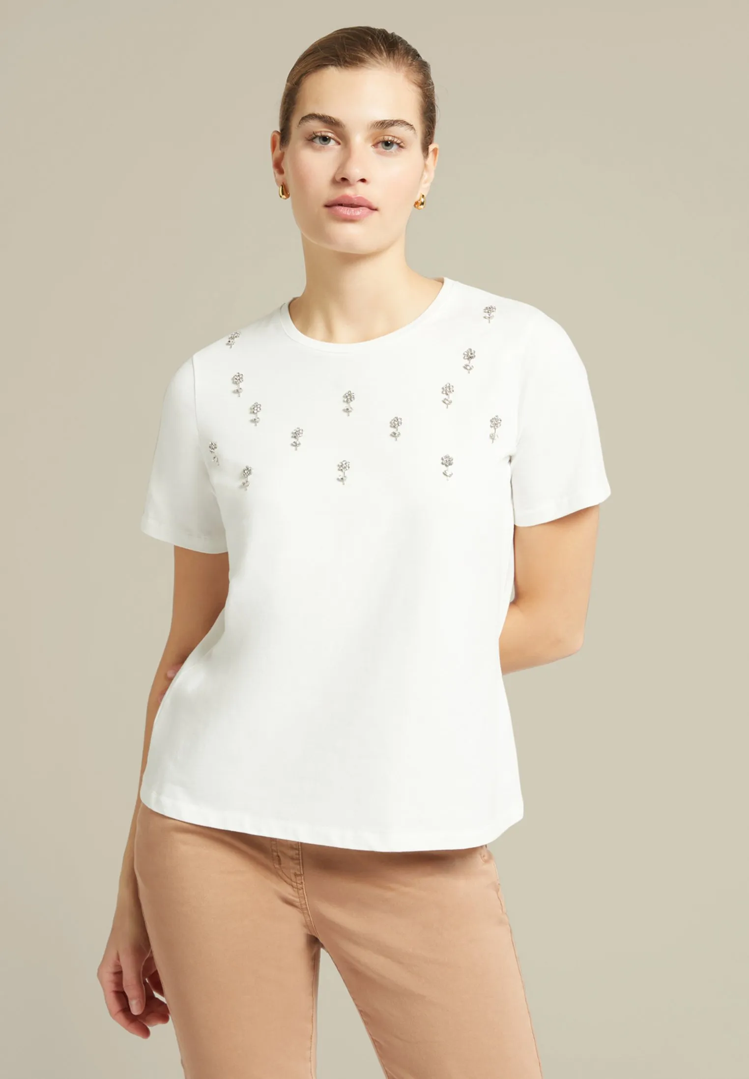 CON FLOREALE - T-shirt con stampa
