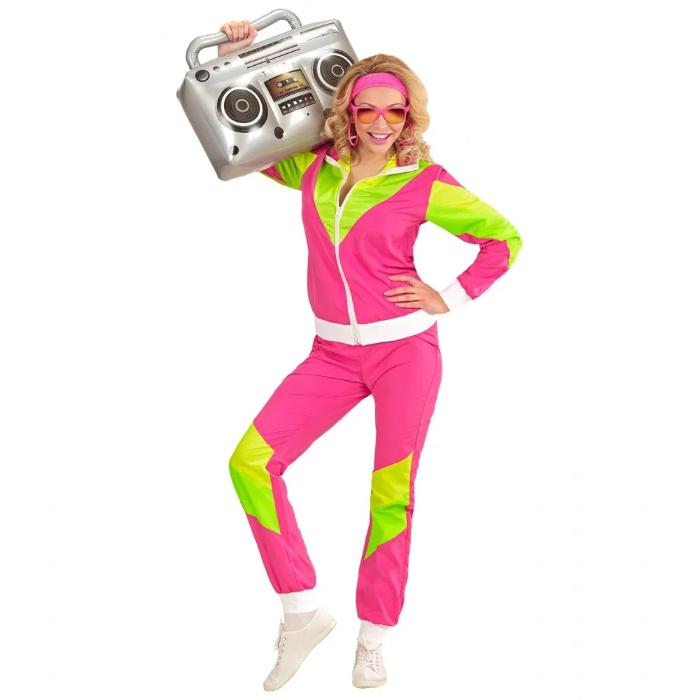 Costume Tuta Anni 80 Unisex per Feste a Tema, Taglia M, Adulto
