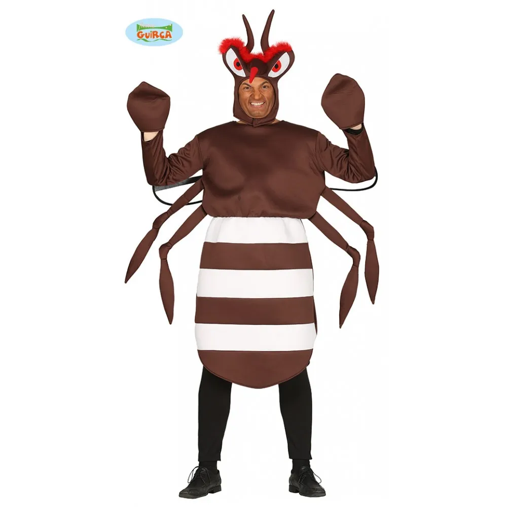 Costume Zanzara Uomo Animale Halloween Insetto Vestito Adulto Carnevale Travestimenti