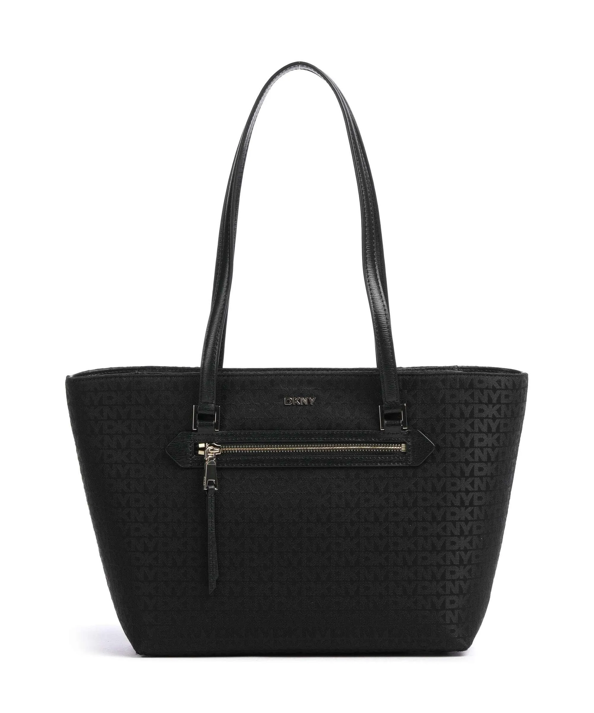  DKNY Bryant Borsa shopper poliestere, pelle di vacchetta grana nero  