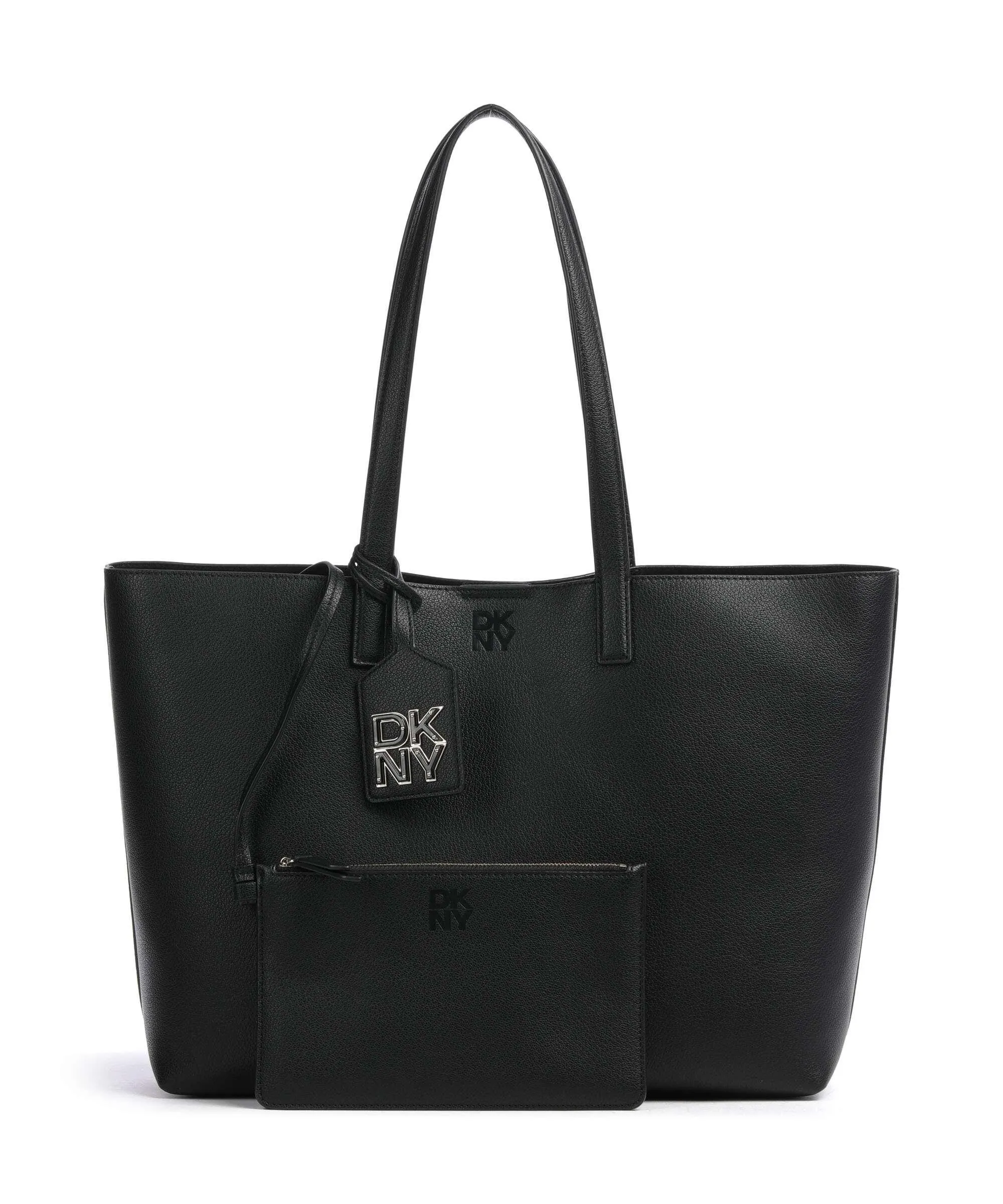  DKNY Park Slope Borsa shopper pelle di vacchetta grana nero  