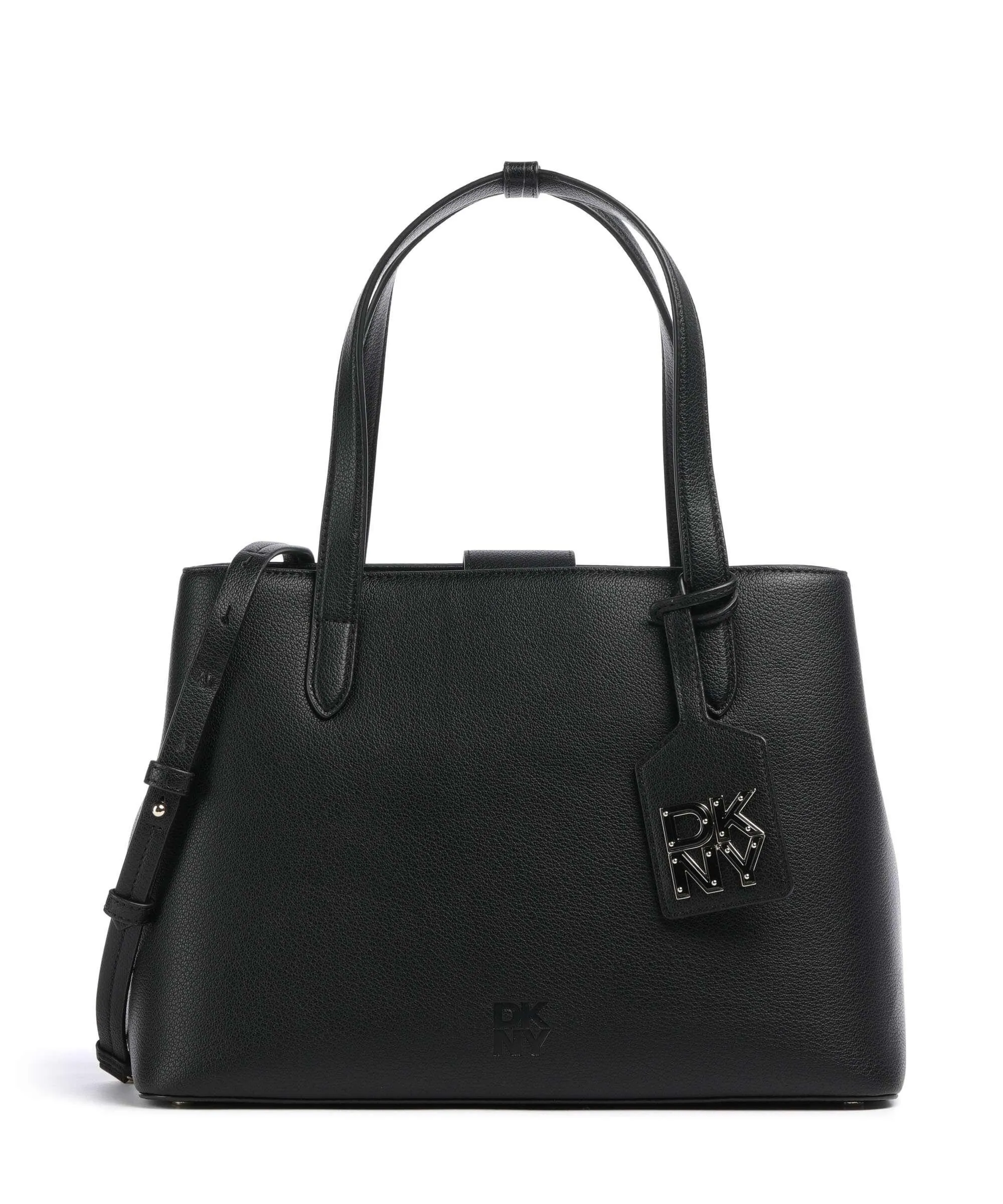  DKNY Yorkville Borsa shopper pelle di vacchetta grana nero  