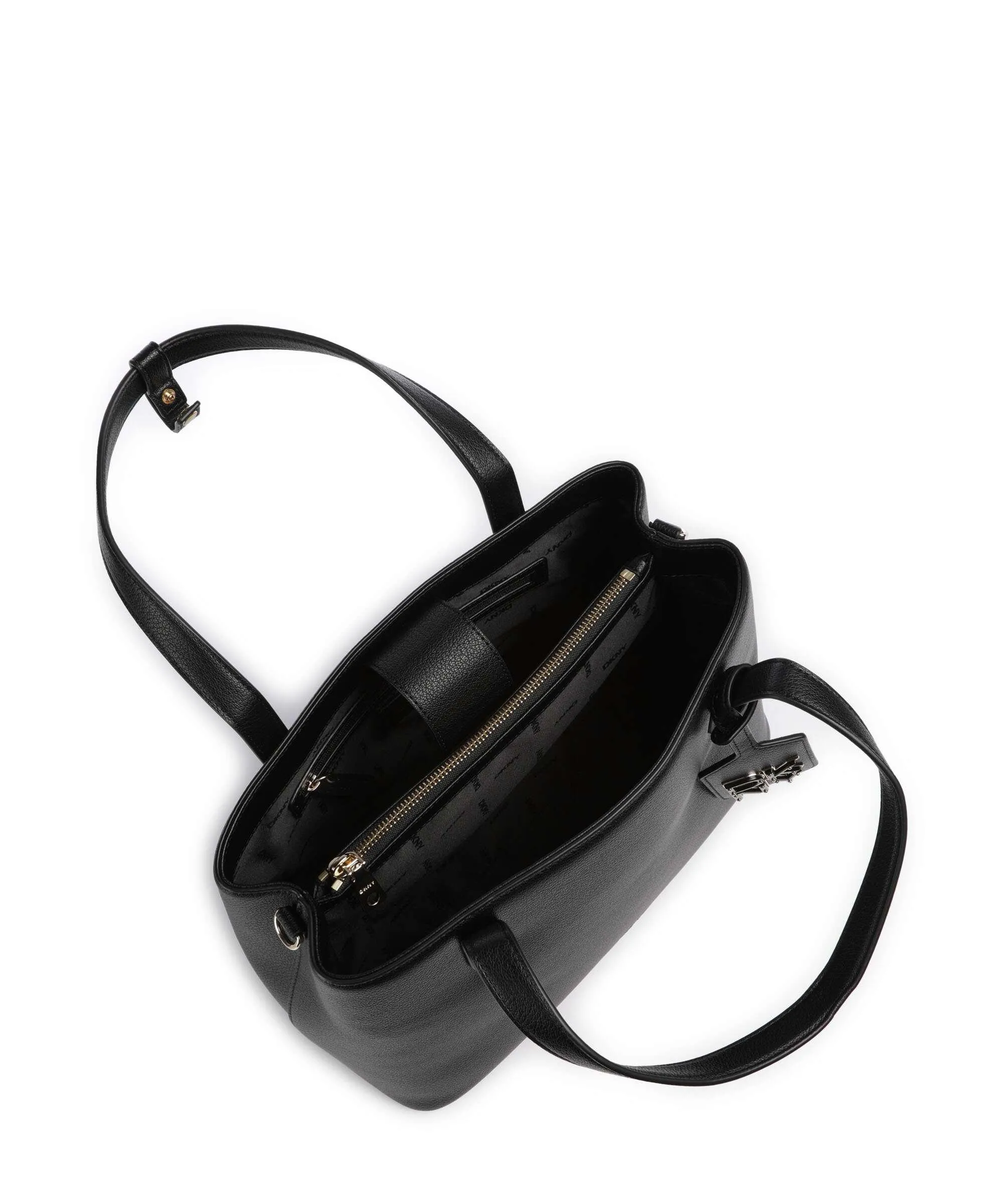  DKNY Yorkville Borsa shopper pelle di vacchetta grana nero  