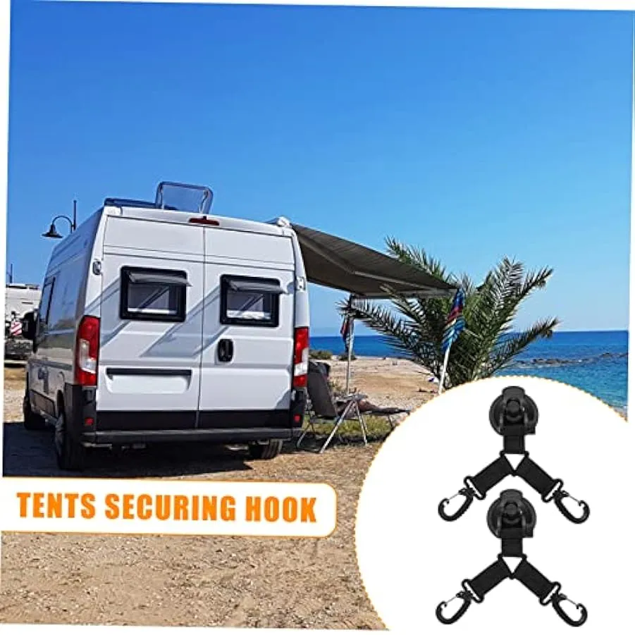 FAVOMOTO 12 Pz Ventosa Per Tenda Tendalino Auto a Ventosa Gancio Per Tendalino Laterale Auto Ganci a Ventosa Ancoraggio a Ventos