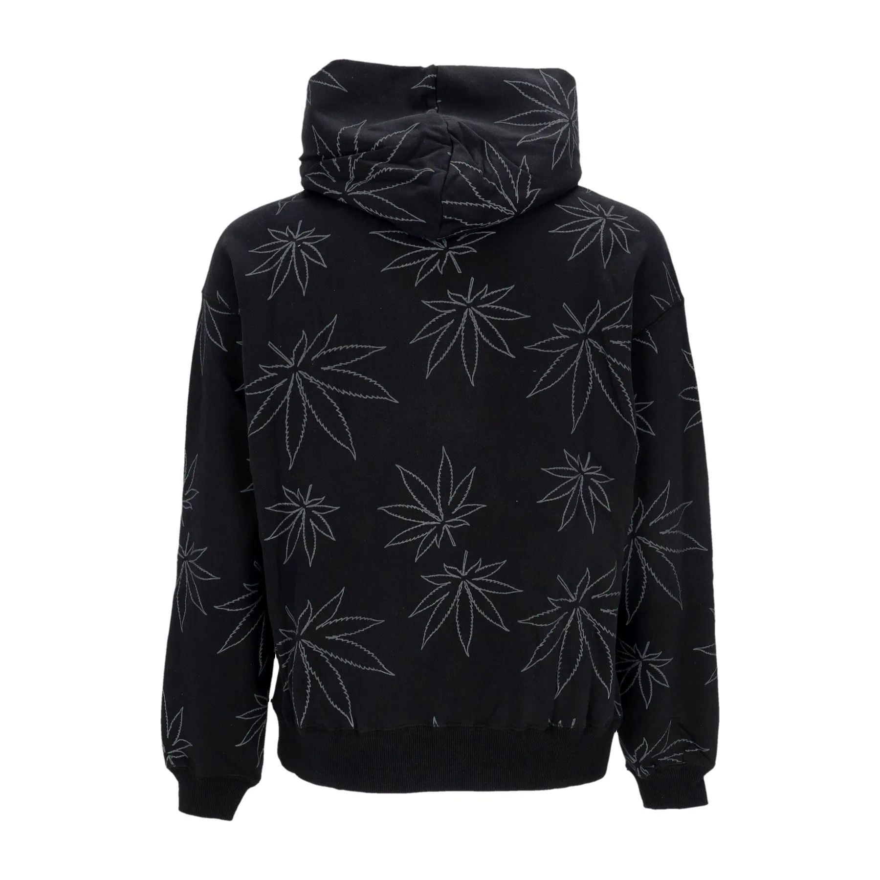 Felpa Cappuccio Uomo Plantlife Fleece Hoodie Black