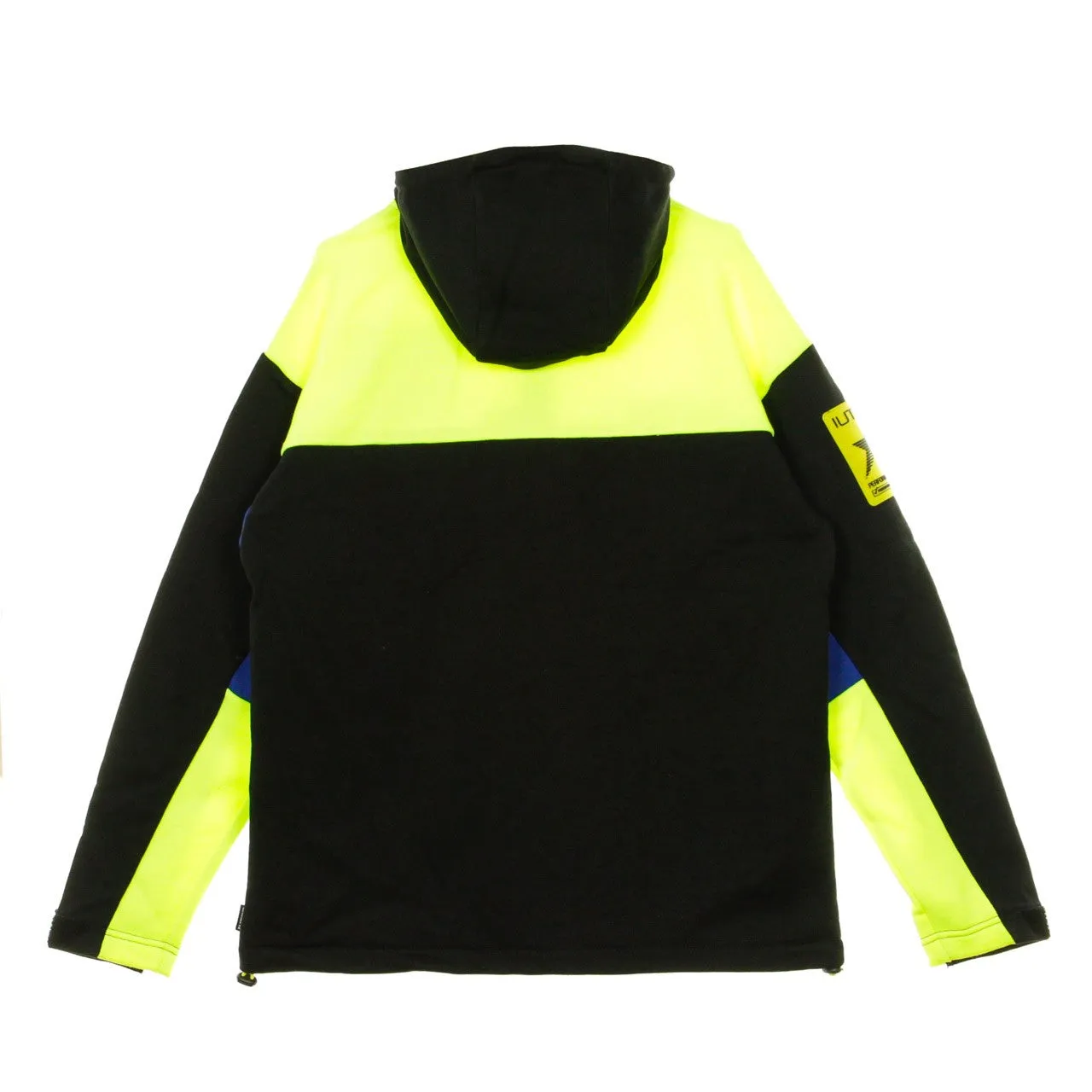 Felpa Leggera Cappuccio Zip Uomo Challenge Hoodie Black