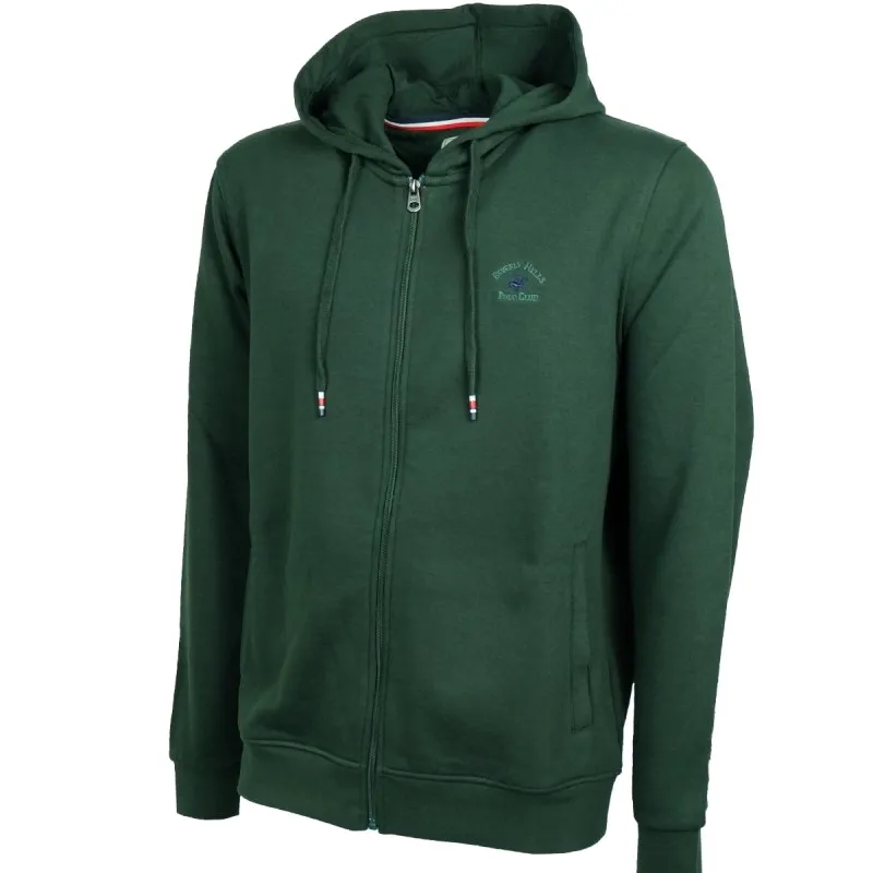 Felpa Uomo Con  zip e Cappuccio Beverly Hills Polo Club Felpe Invernali Tinta unita
