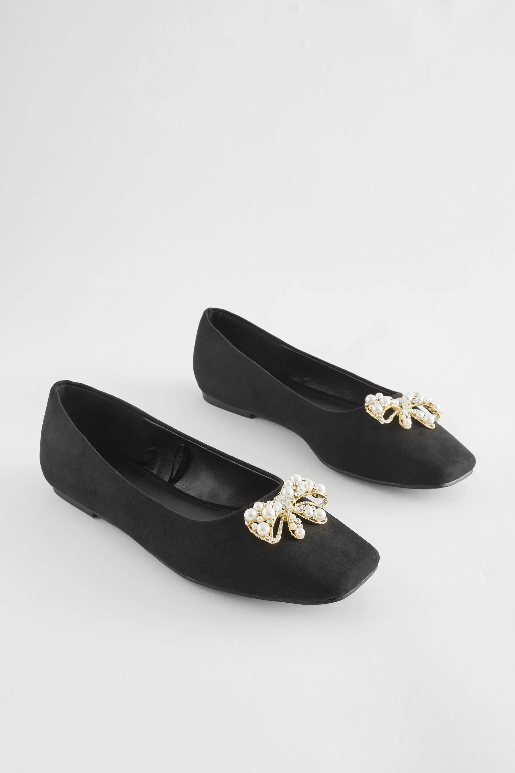 Forever Comfort® - Ballerine con Fiocco punta quadrata