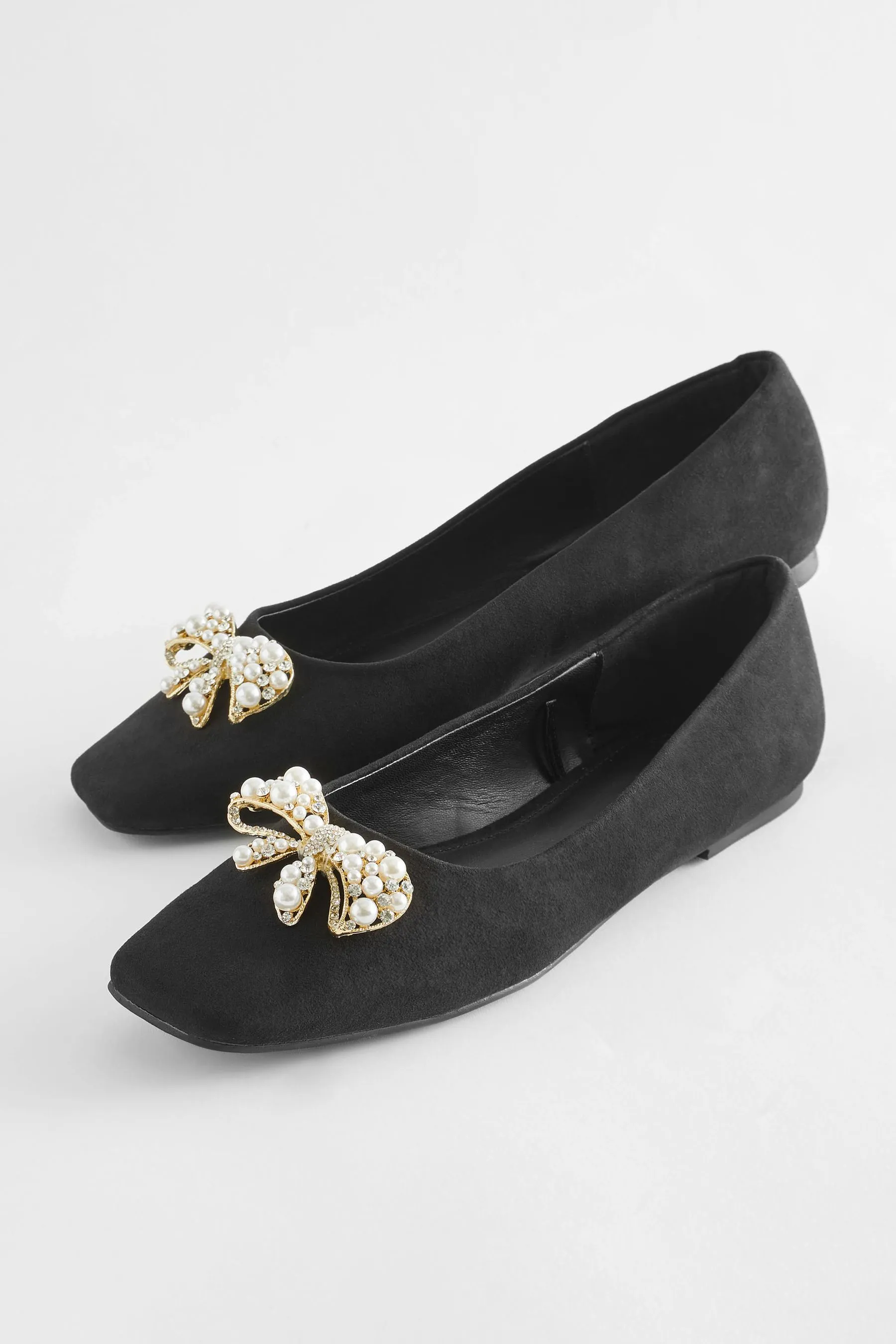 Forever Comfort® - Ballerine con Fiocco punta quadrata