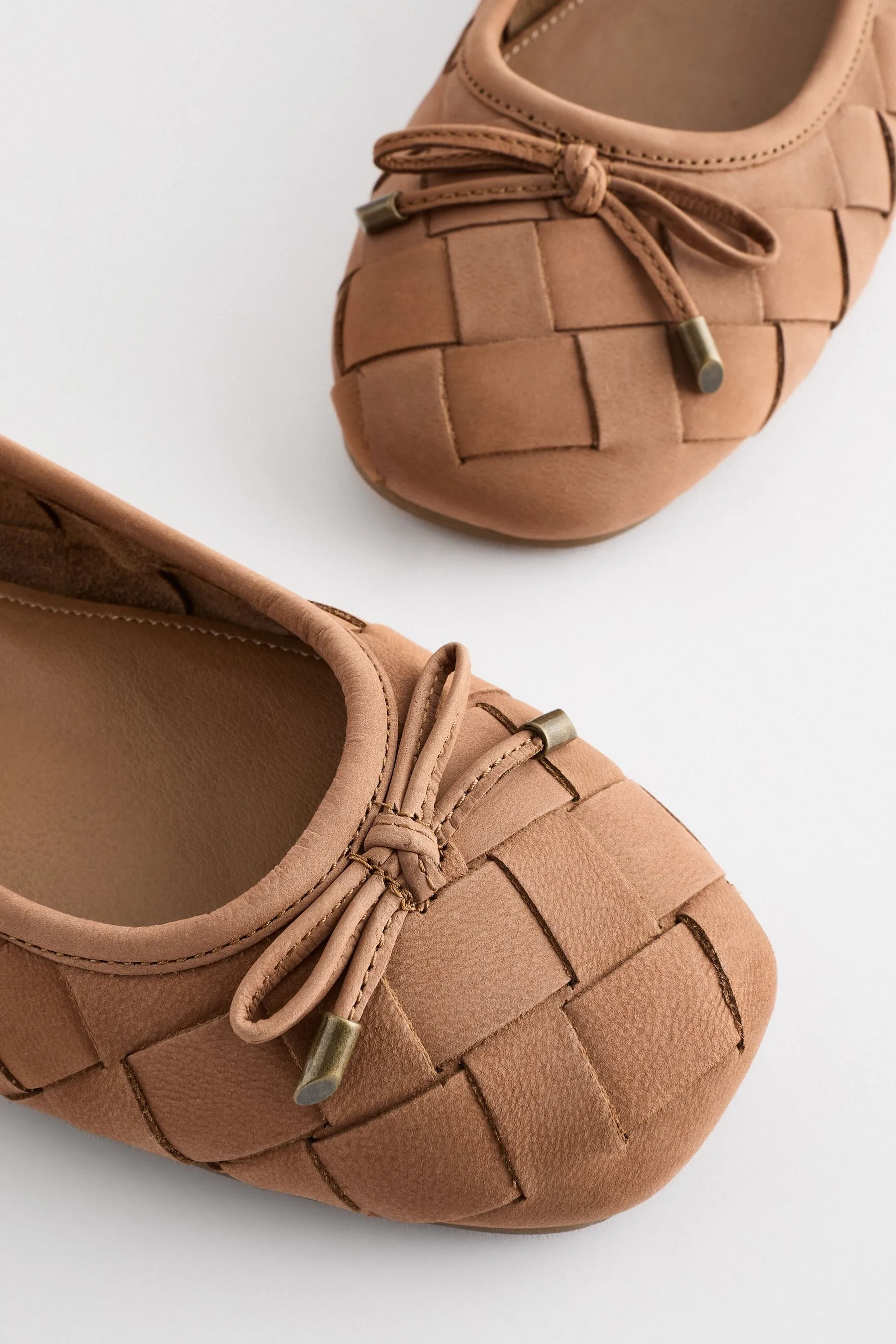 Forever Comfort® - Ballerine intrecciate in pelle