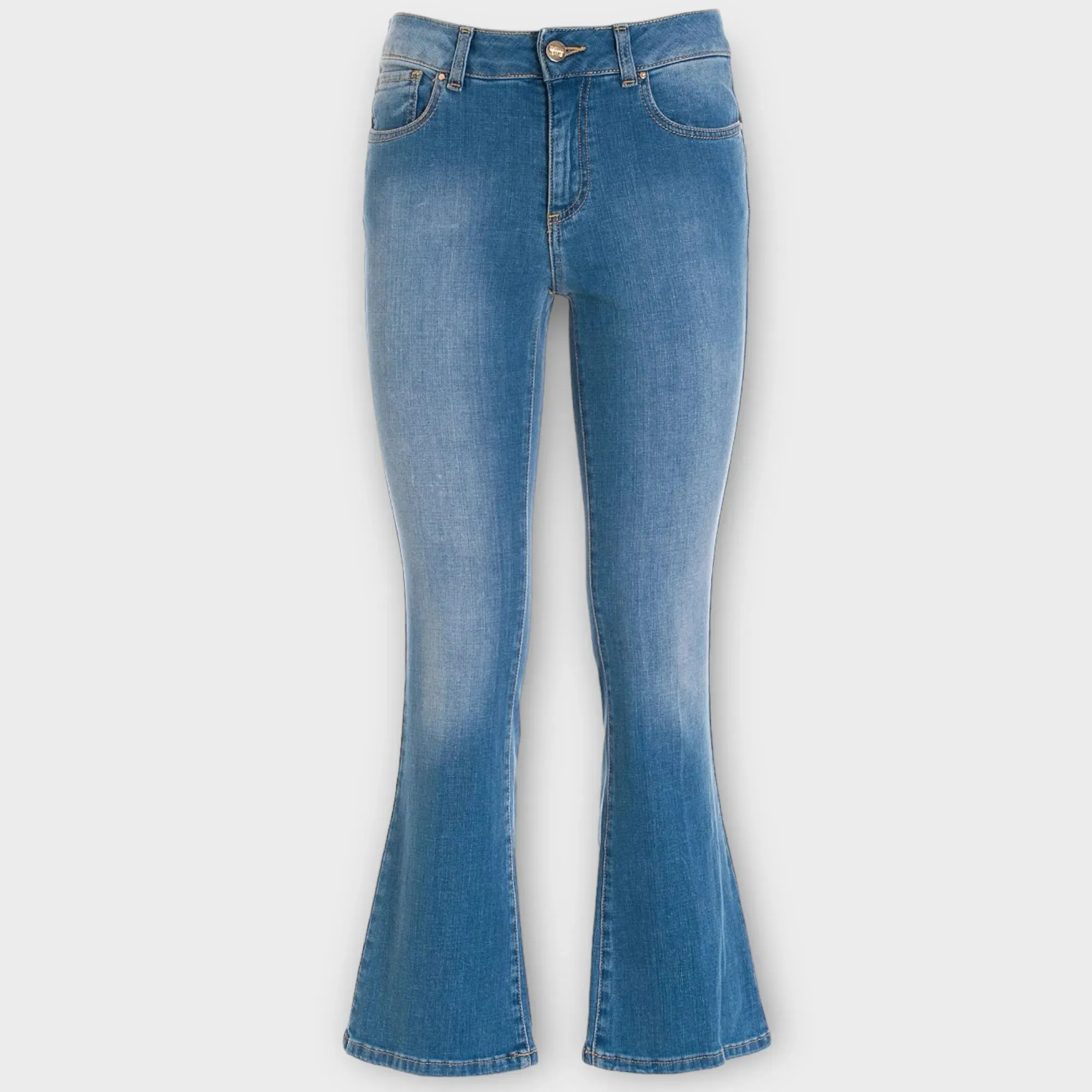 Fracomina – Jeans Bella flare cropped stonewash