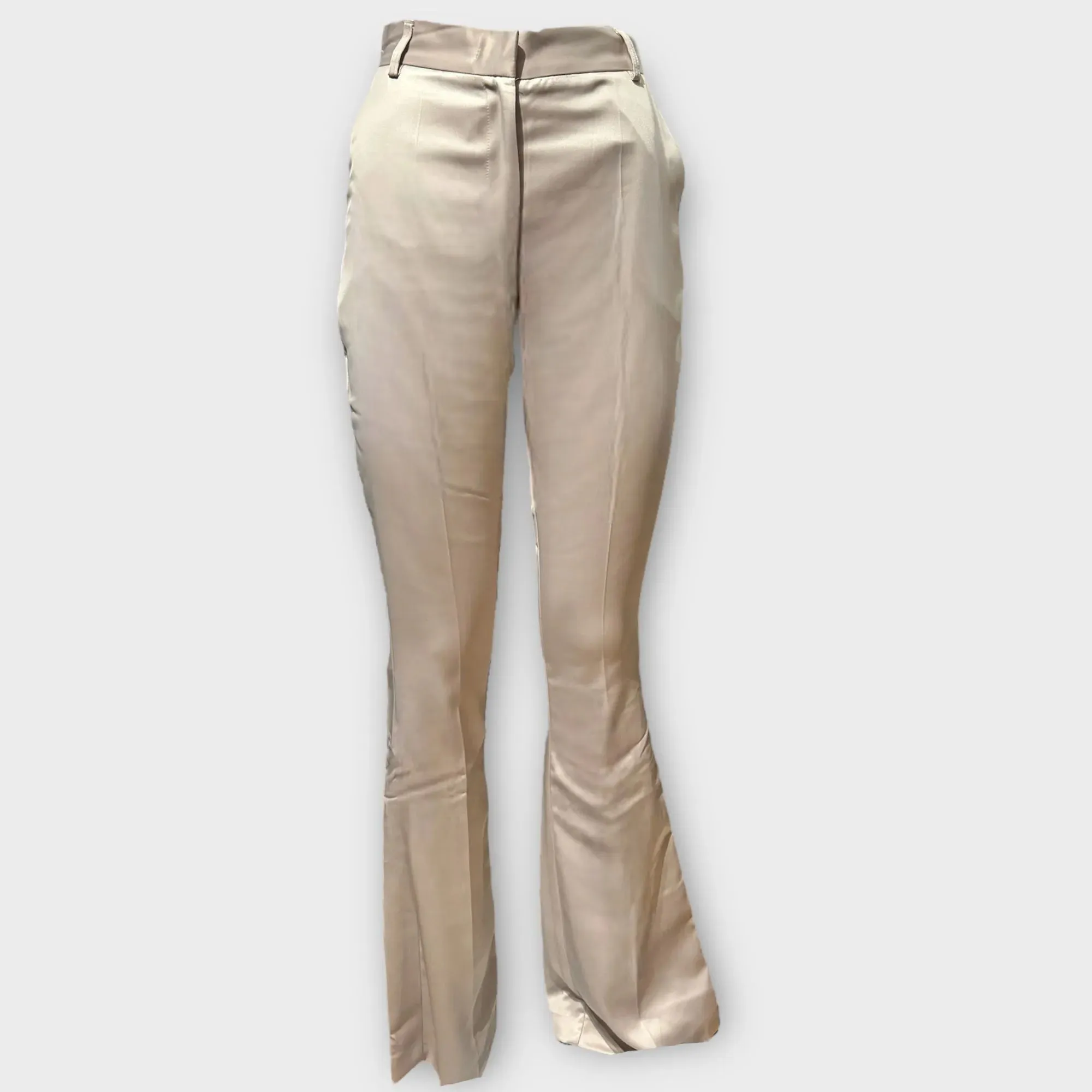 Fracomina – Pantalone bootcut in raso