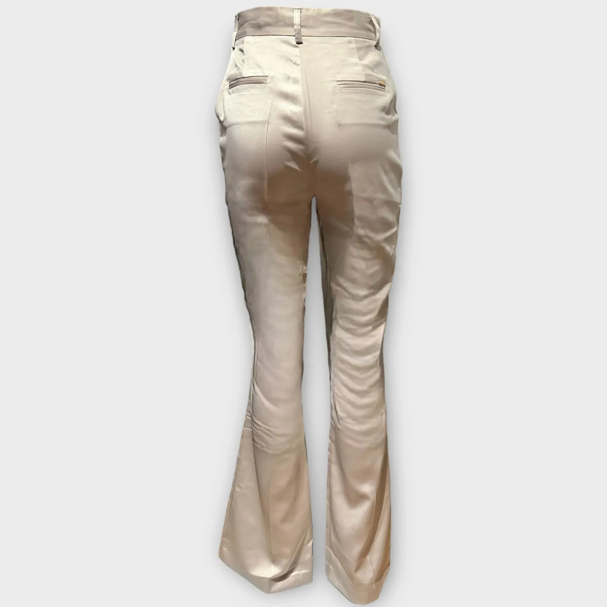 Fracomina – Pantalone bootcut in raso