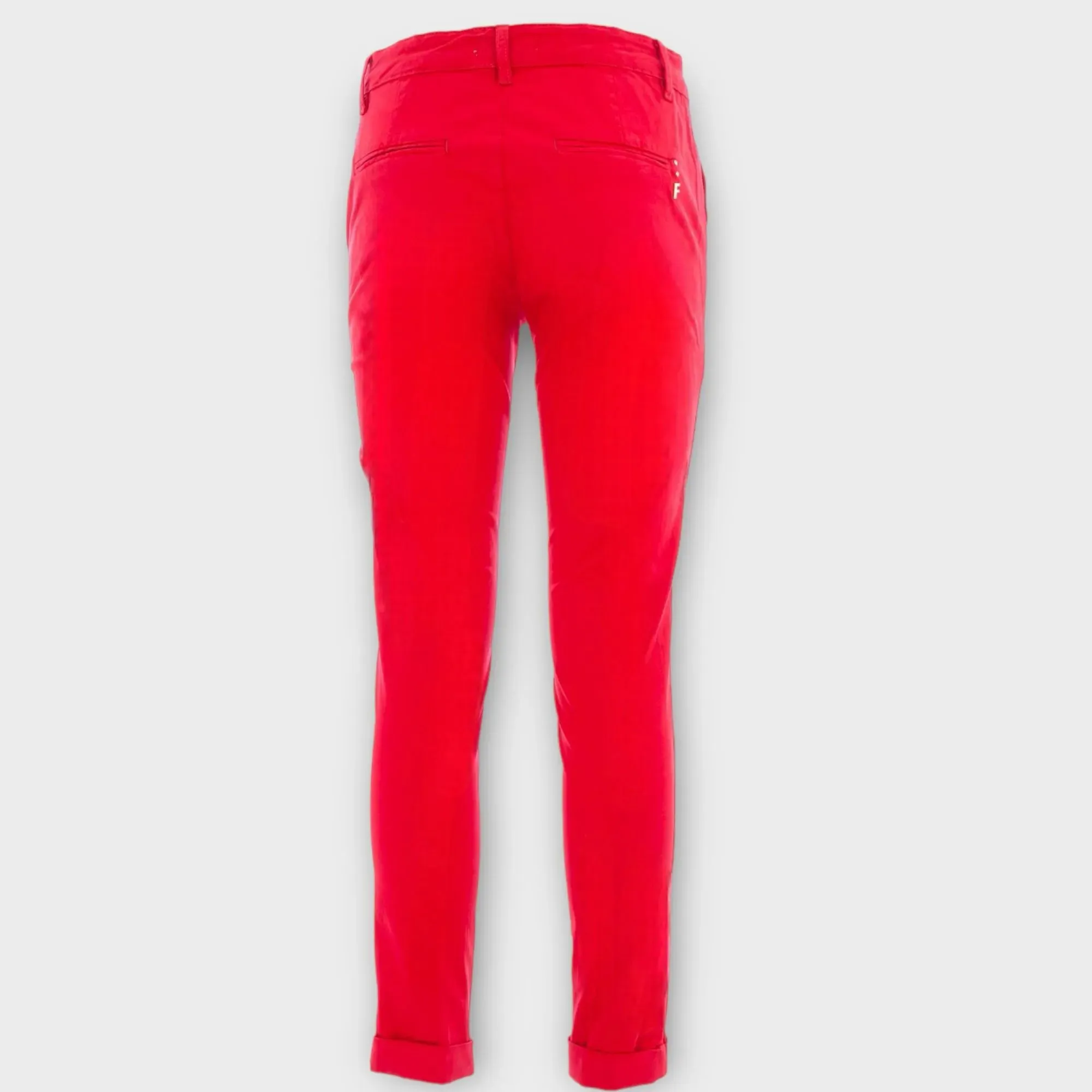 Fracomina – Pantalone chinos slim in gabardine