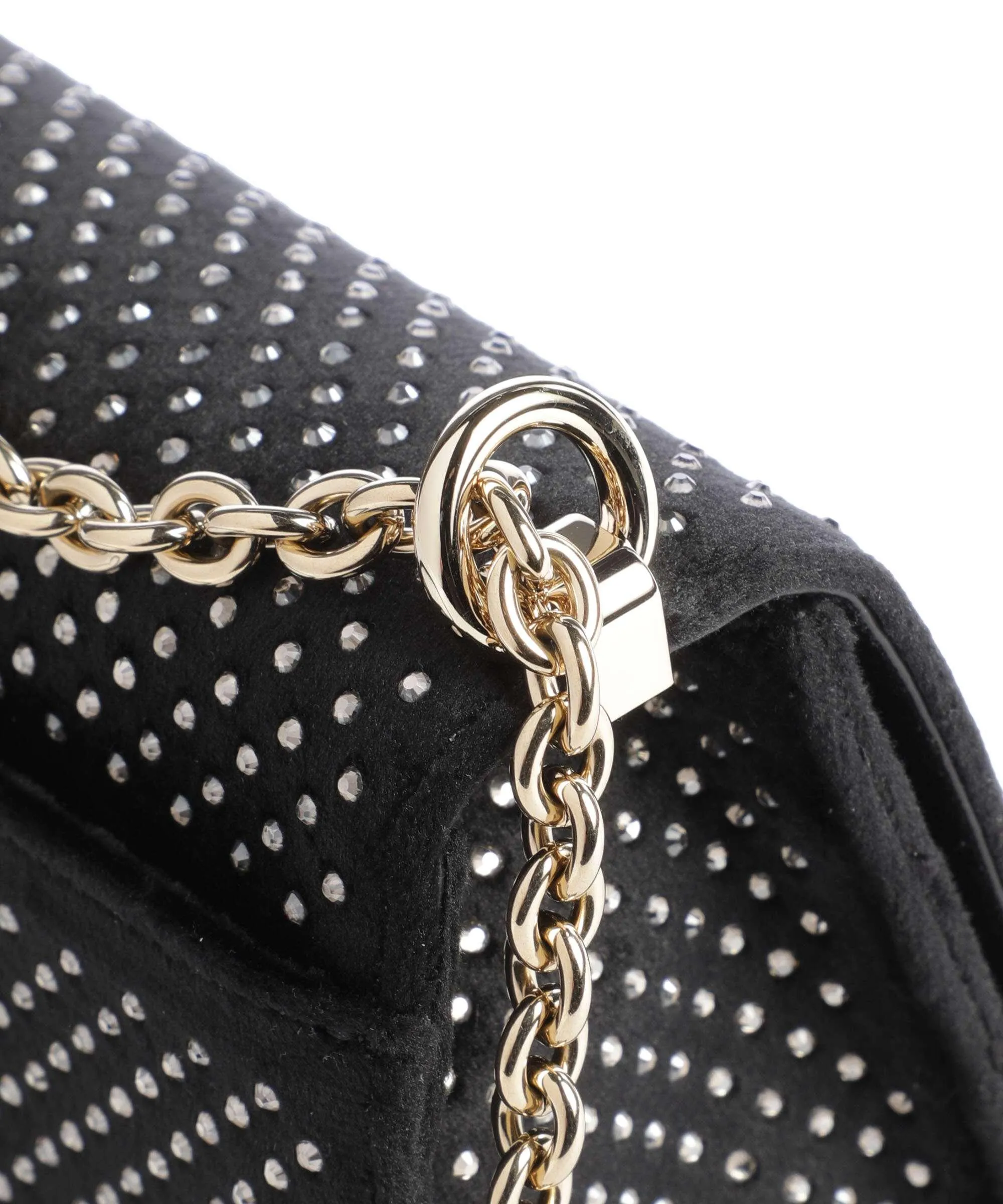  Furla 1927 Mini Borsa a spalla velluti nero  