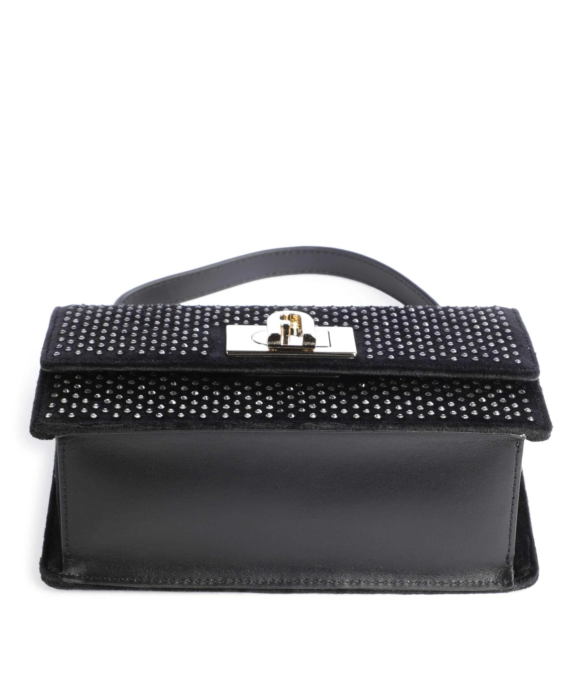 Furla 1927 Mini Borsa a spalla velluti nero  