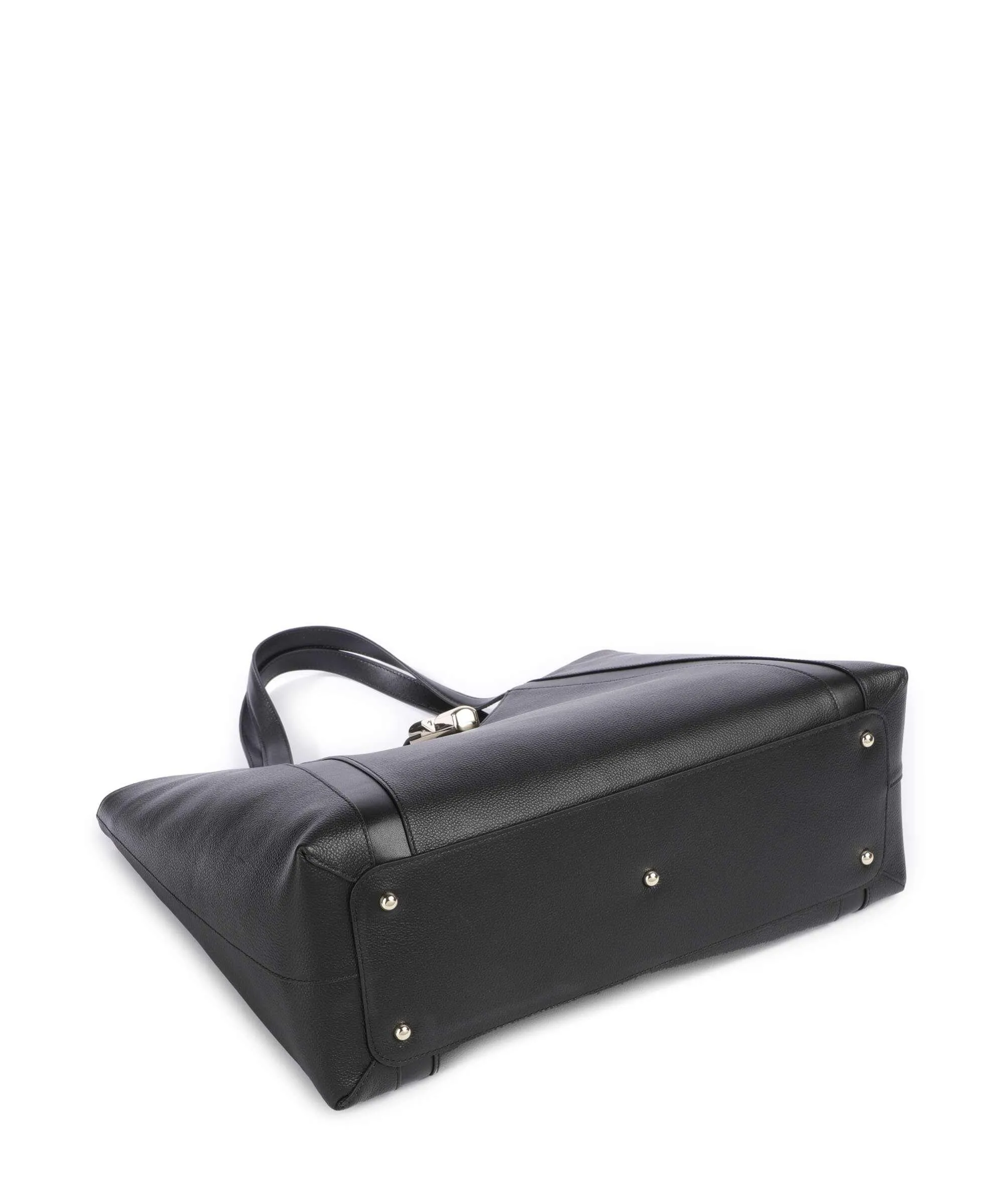  Furla Goccia XL Borsa shopper pelle granulata nero  