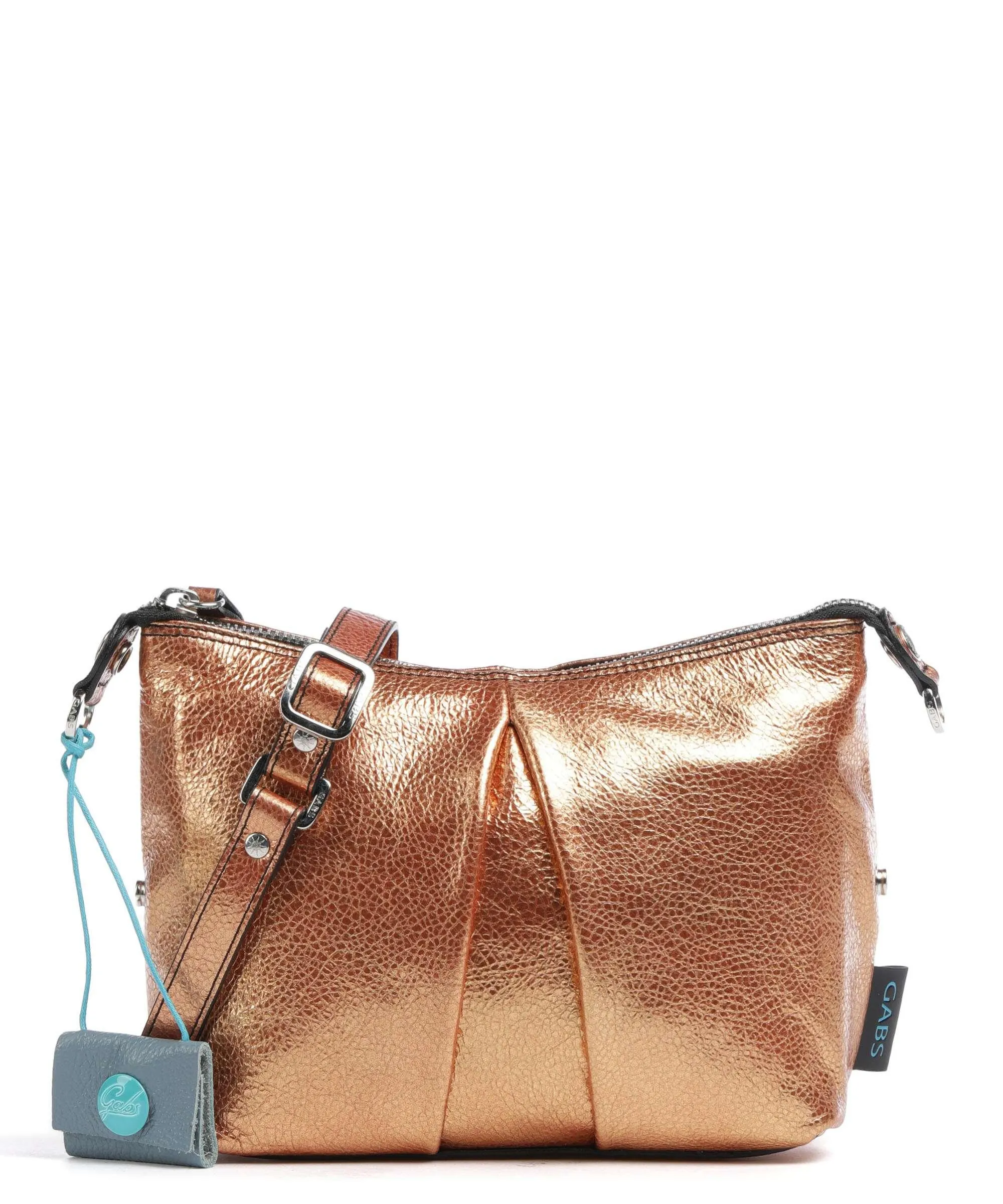  Gabs Lou M Borsa a tracolla pelle di vitello grana bronzo  