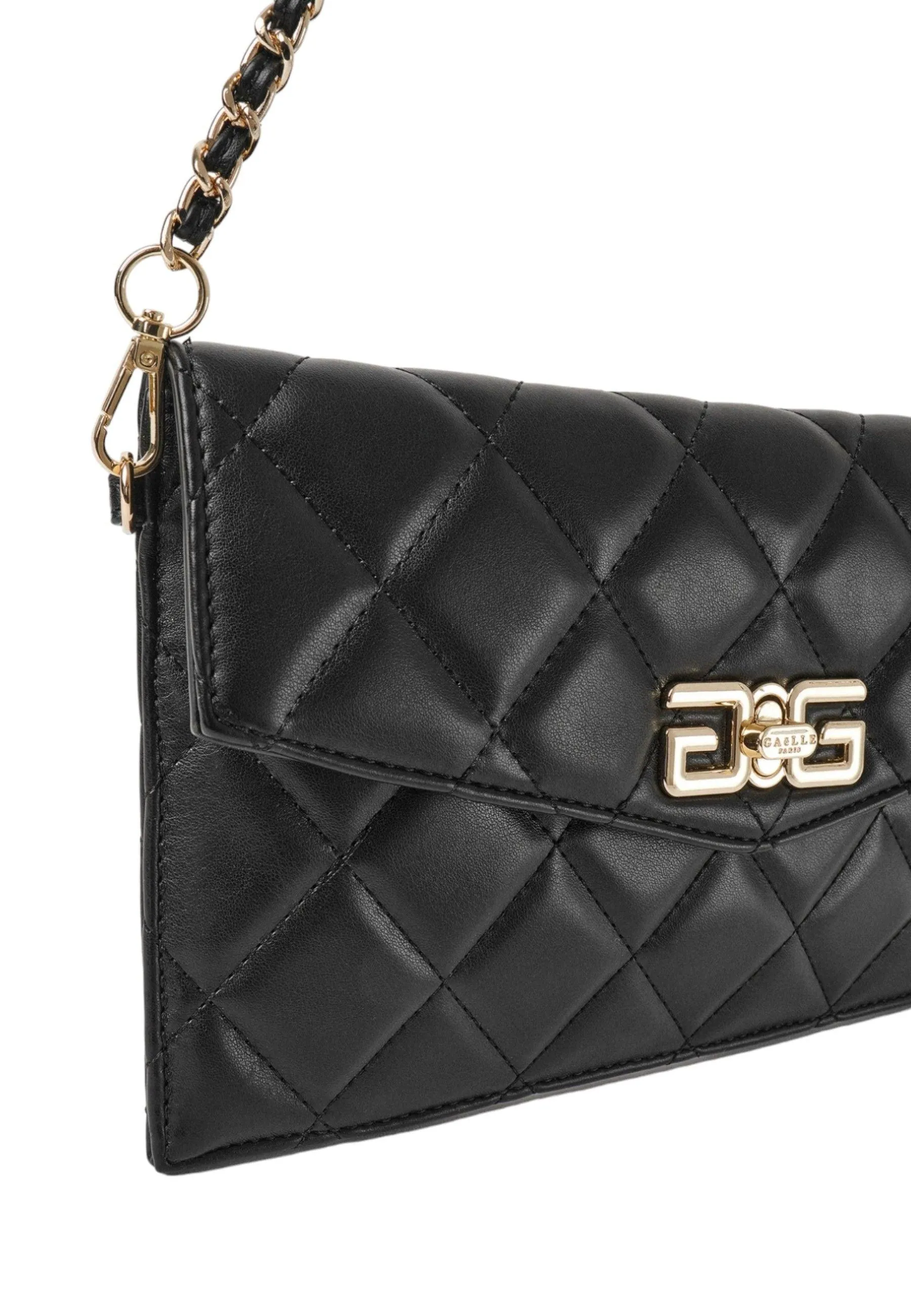 GAELLE Matelassa Pochette Donna Nero GAACW00012