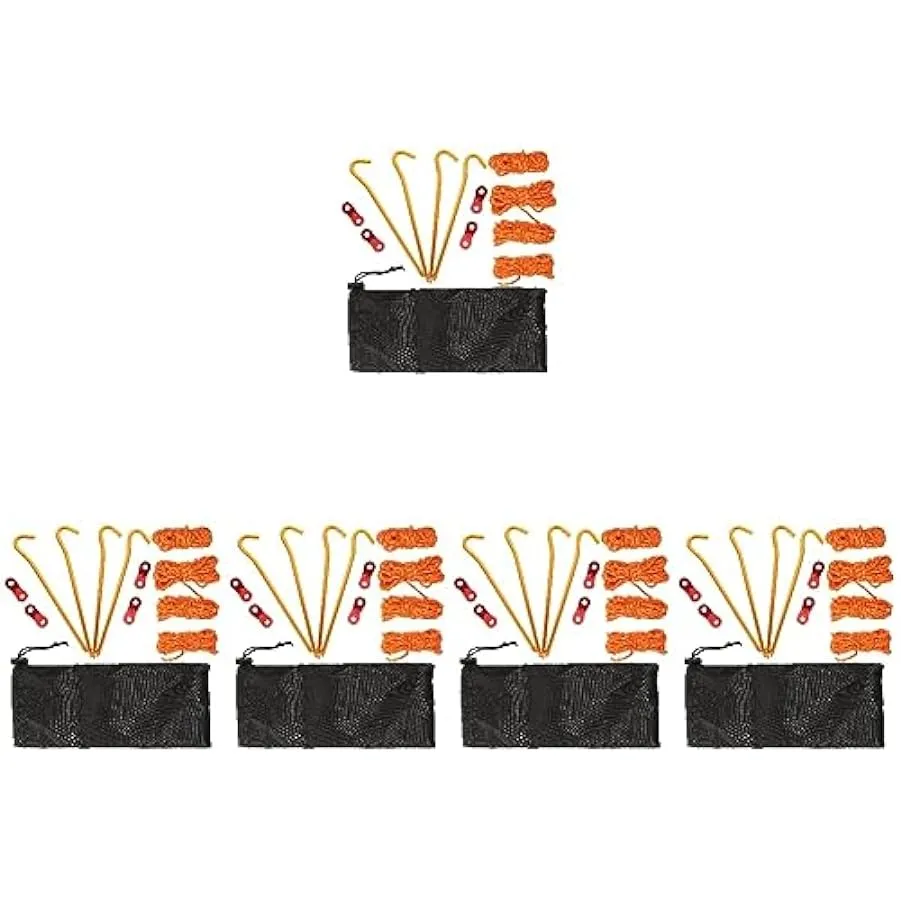 GANAZONO 5 Set Picchetti in Metallo Gonfiabile Picchetti Per Tende Pesanti Picchetti Da Campeggio Per Tende Picchetti Per Unghie