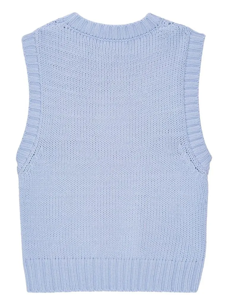 ganni Gilet con logo