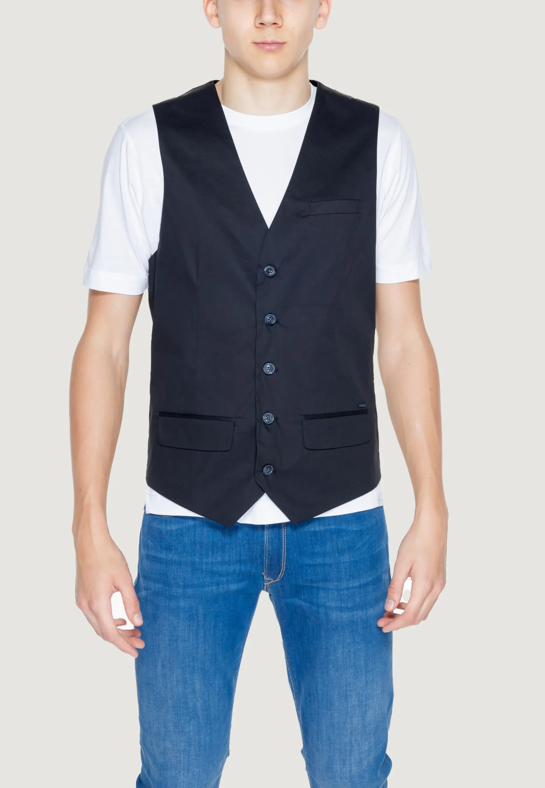 Gilet Casual Gianni Lupo  Nero