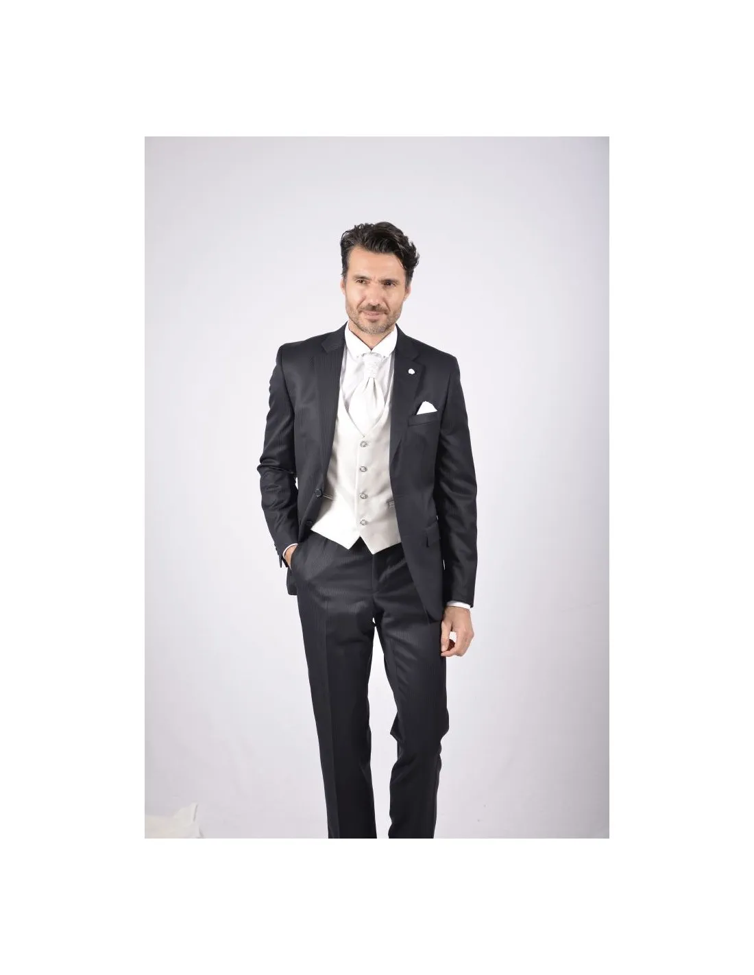 Gilet Cerimonia Bianco Crema
