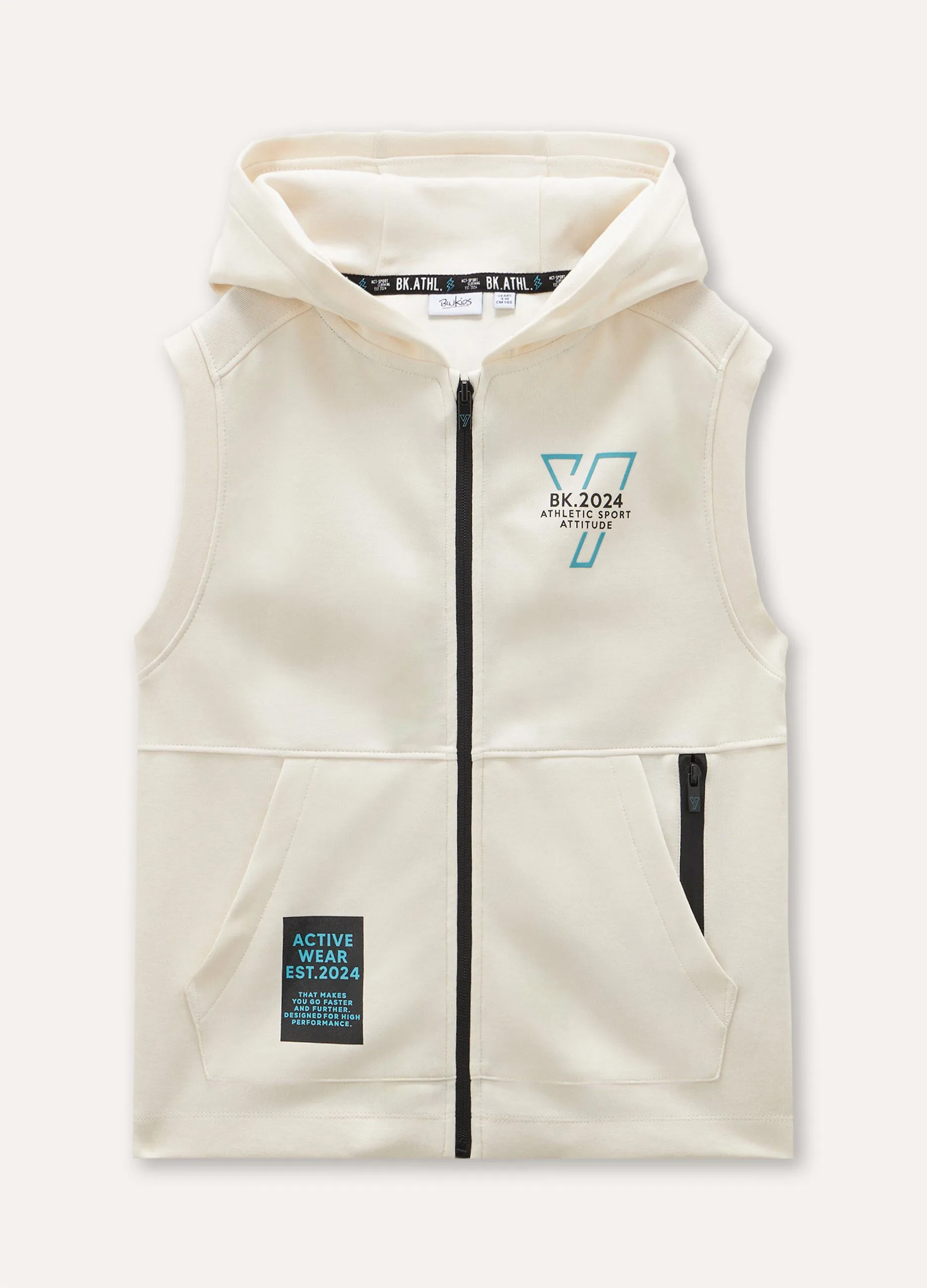 Gilet con cappuccio ragazzo