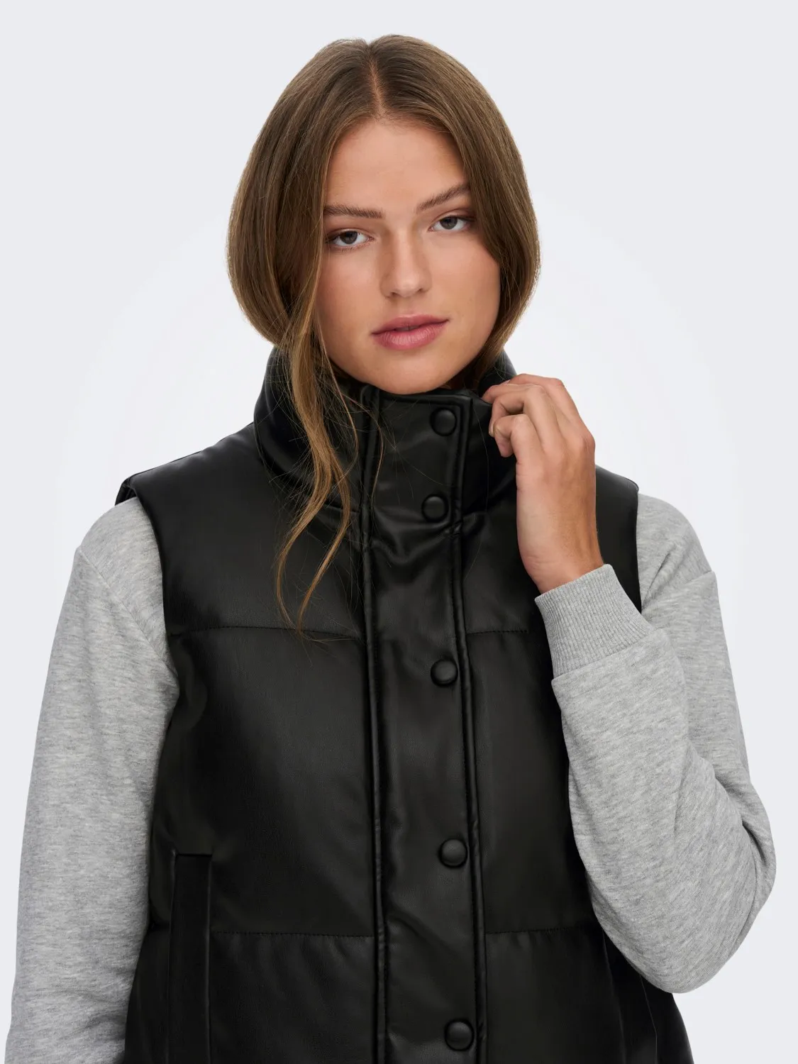 Gilet donna ecopelle LUCY