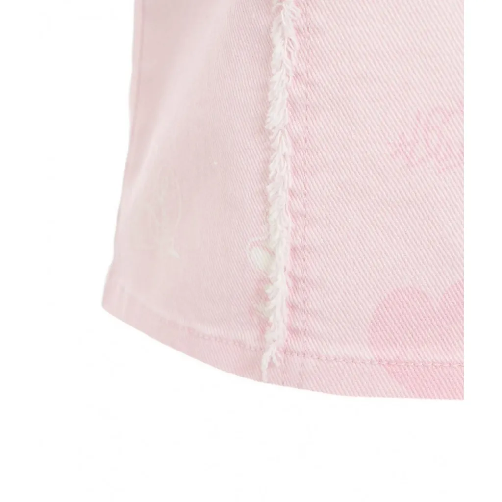 Gilet in denim Maddy pink