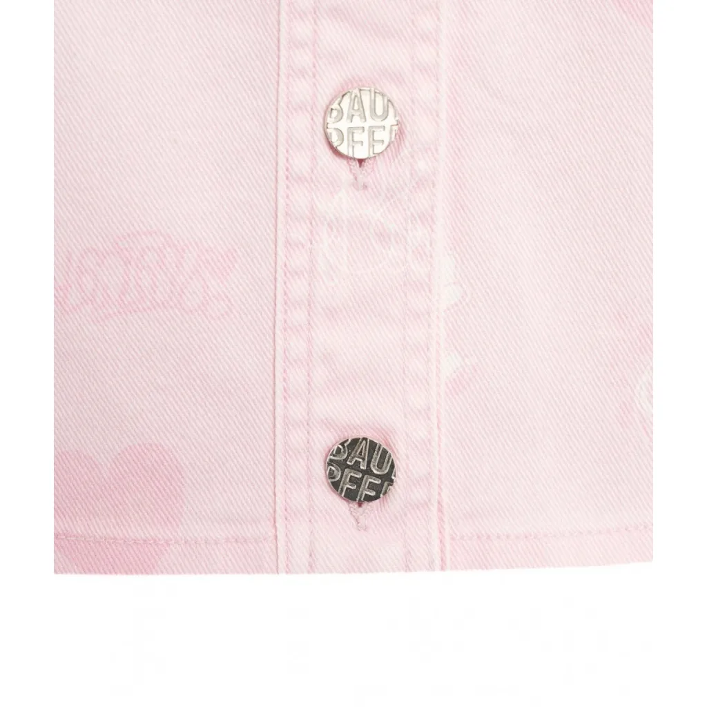 Gilet in denim Maddy pink