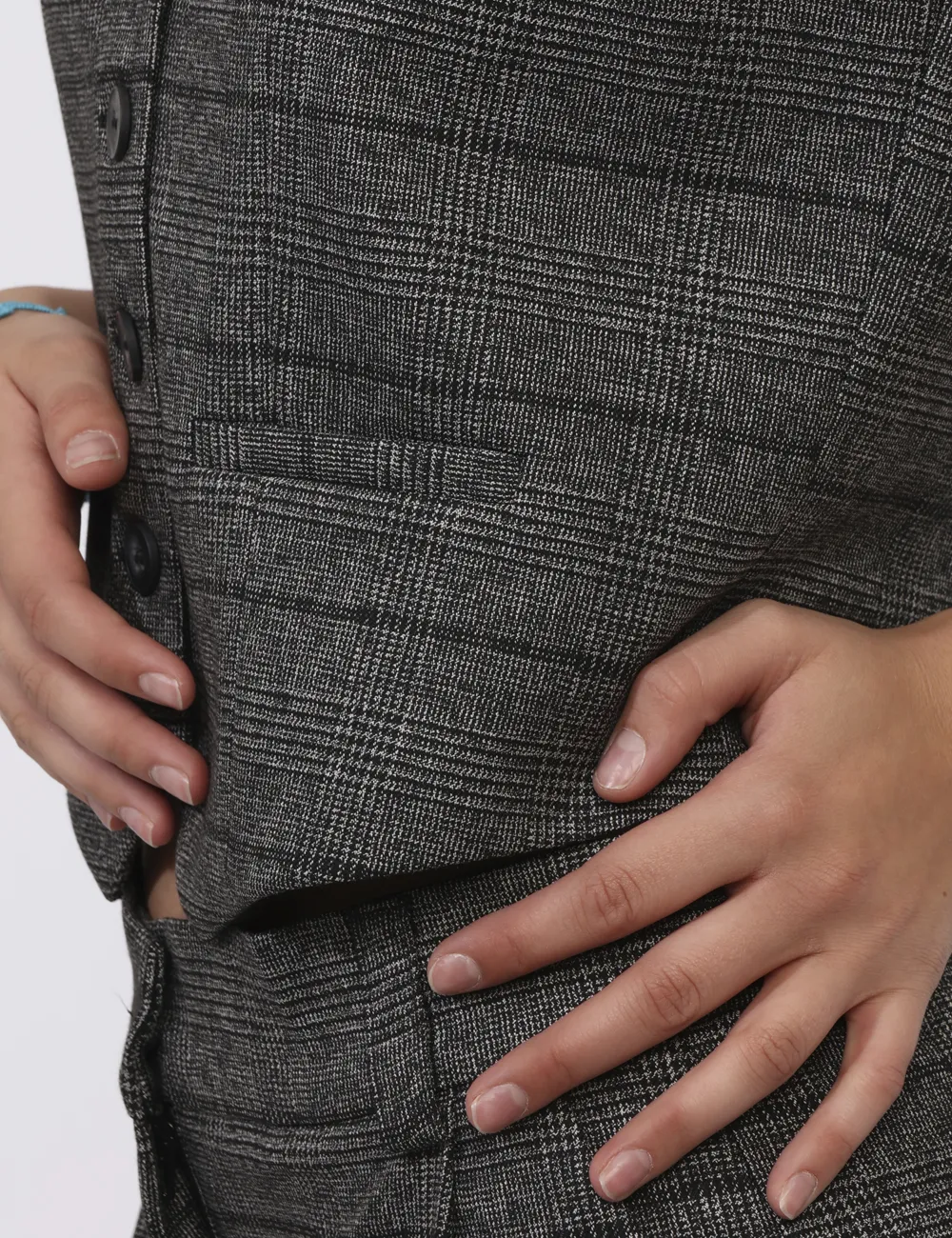 Gilet Materica Grigio