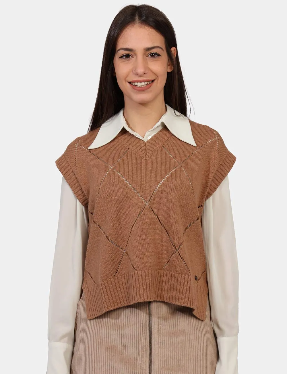 Gilet Pepe Jeans Marrone