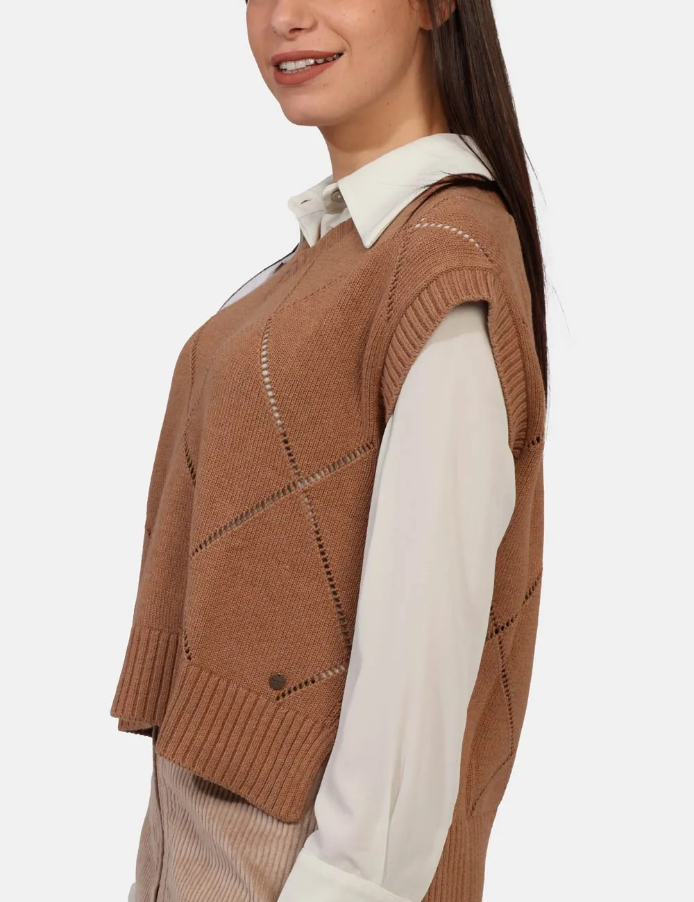 Gilet Pepe Jeans Marrone