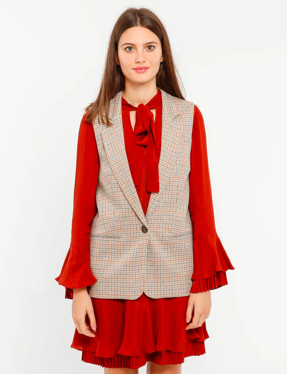 Gilet Twin Set con  finte tasche