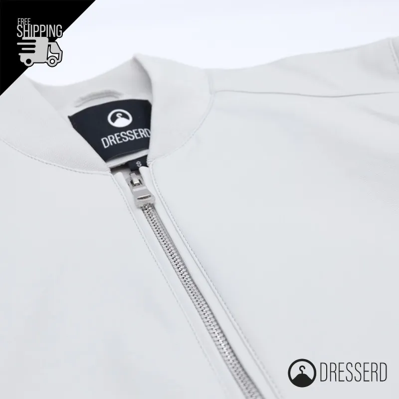 Giubbotto Uomo Ecopelle colletto College Giubbotti Dresserd Semi Slim Fit