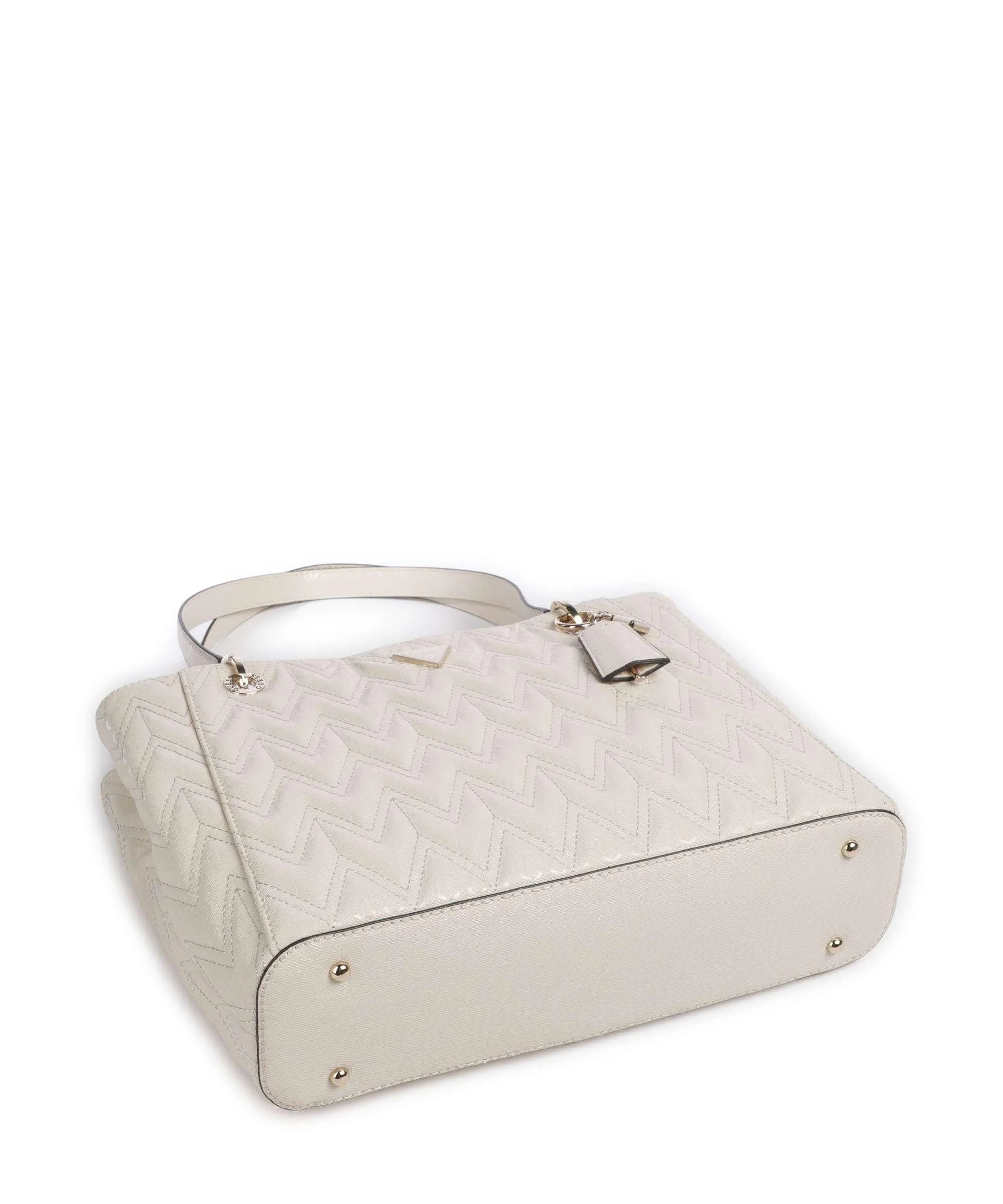 Guess Adelard Borsa shopper pelle sintetica avorio  
