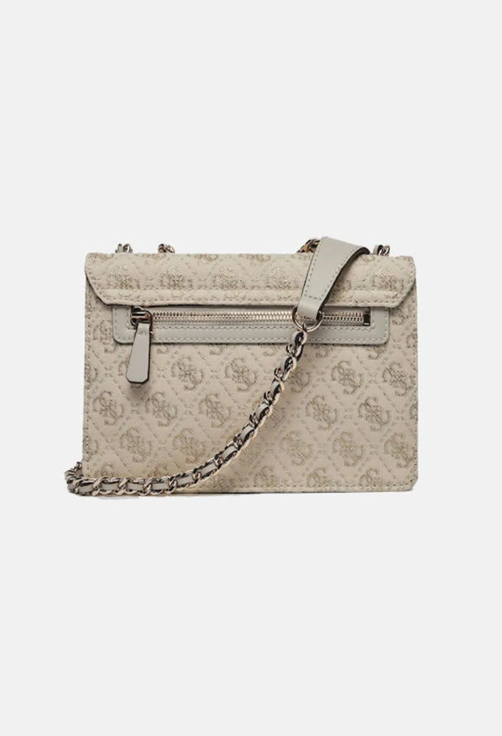 GUESS borse  tracolla panna logata