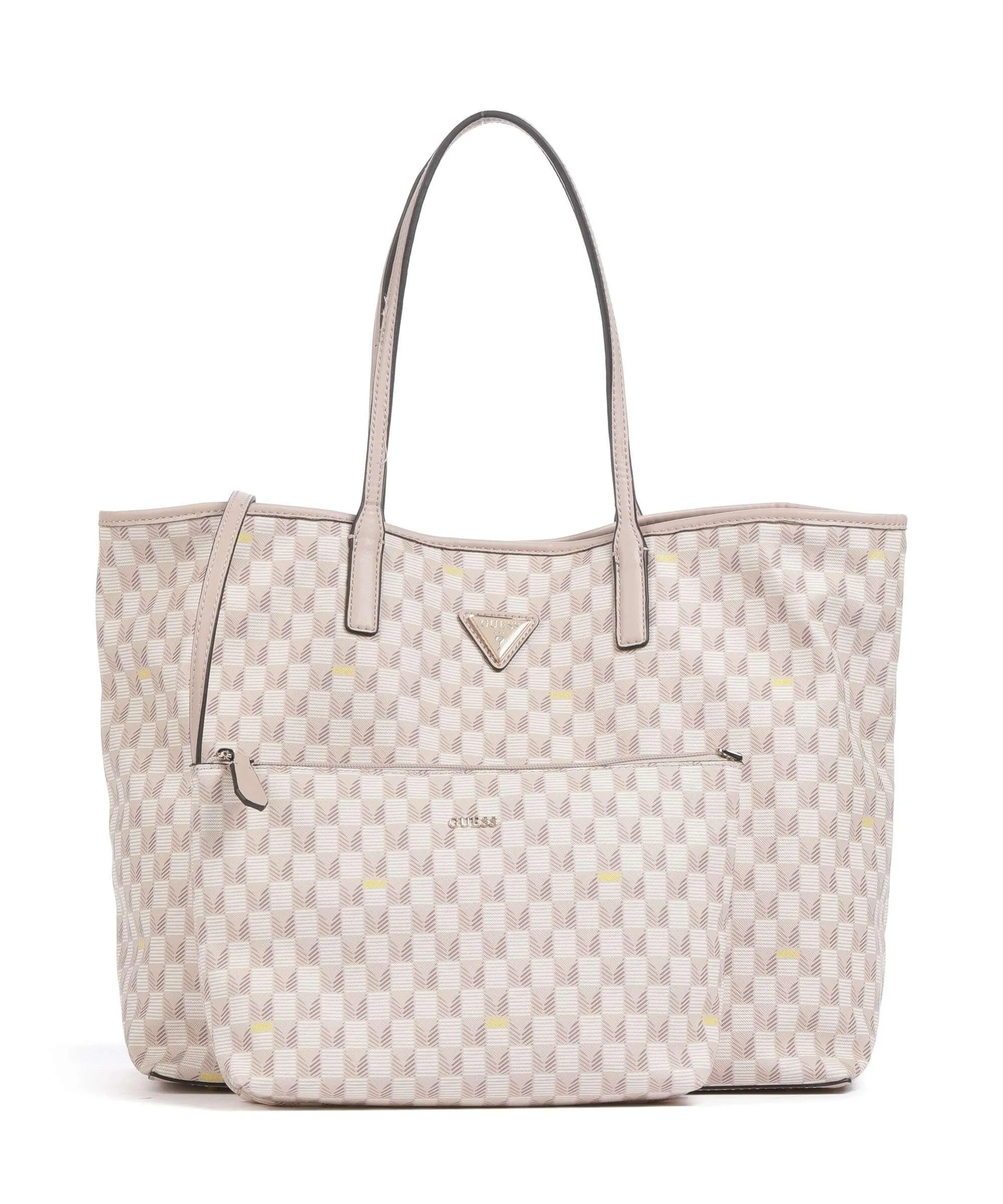  Guess G Wave Large Borsa shopper pelle sintetica beige  