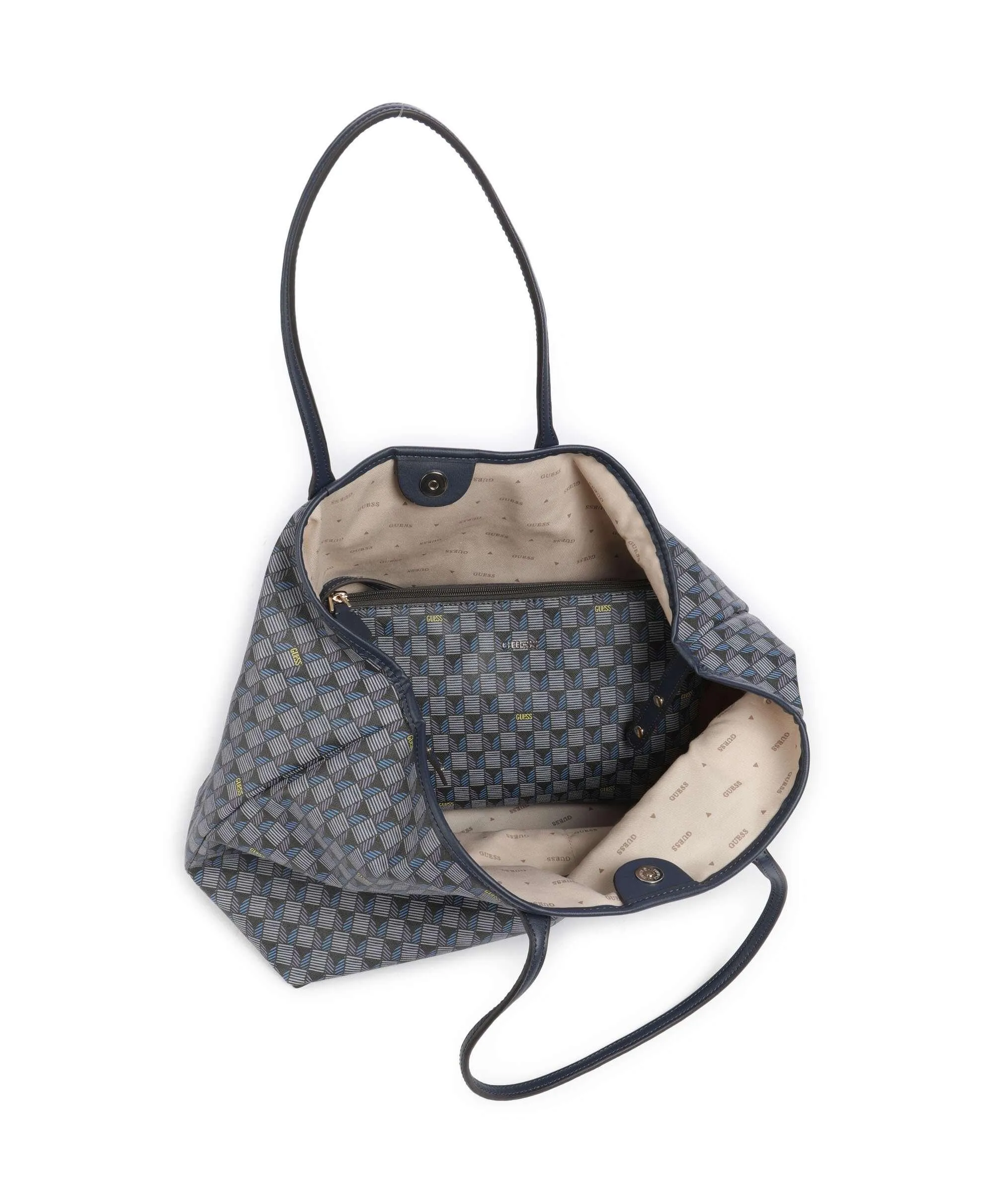  Guess G Wave Large Borsa shopper pelle sintetica multicolore  