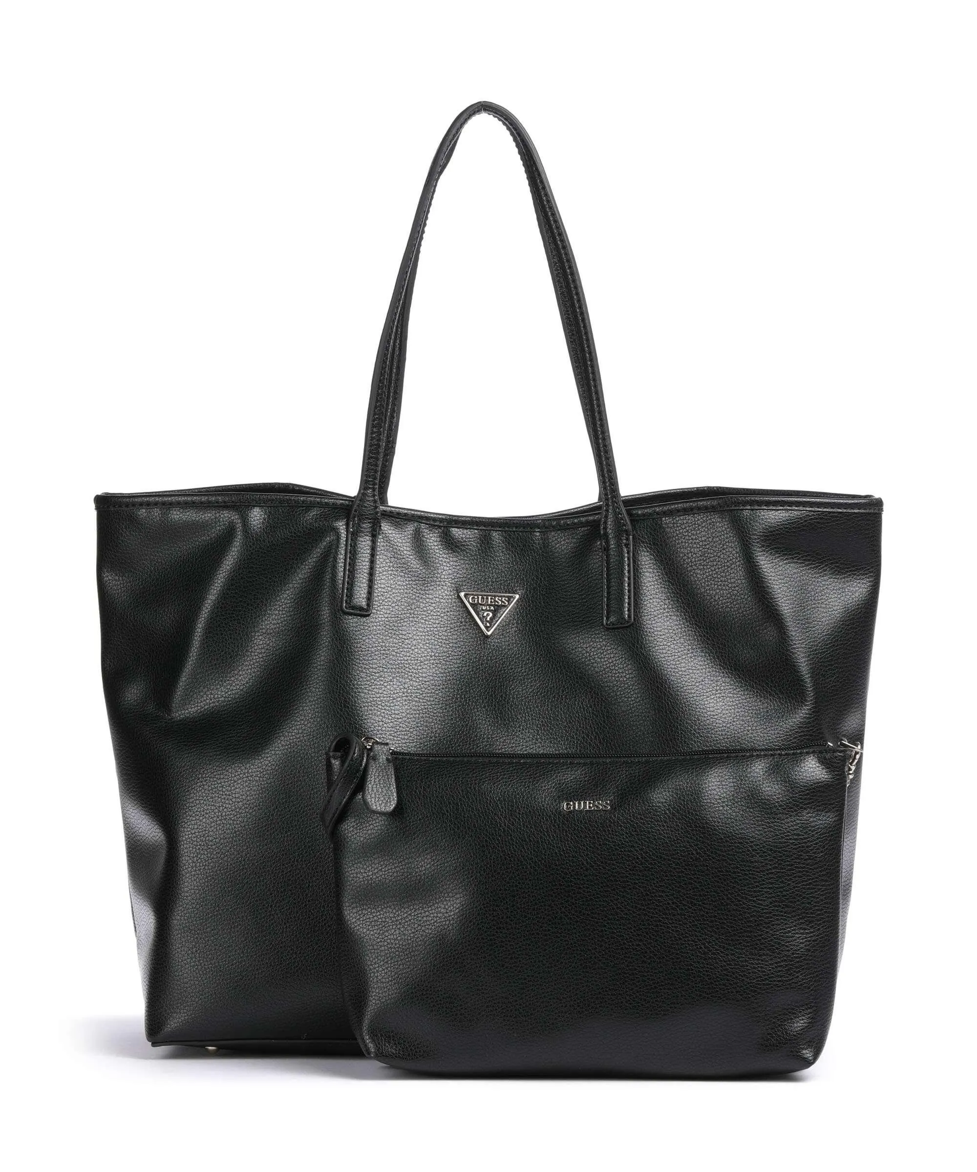  Guess Victtoria Eco Borsa shopper pelle sintetica nero  