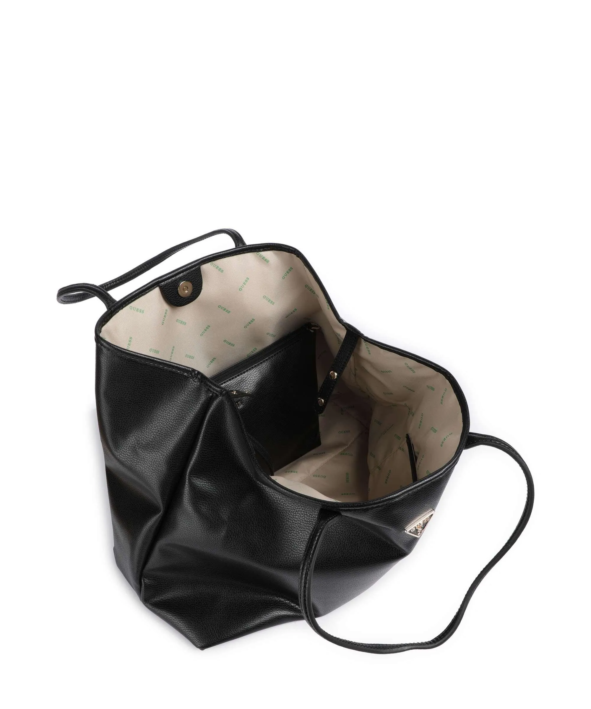  Guess Victtoria Eco Borsa shopper pelle sintetica nero  