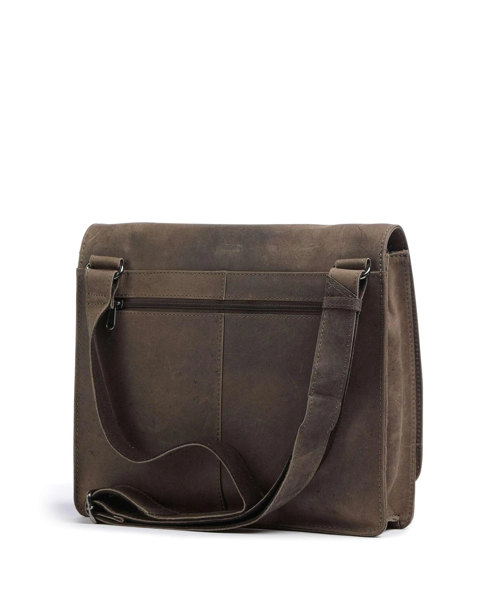  Harold's Antic M Borsa a spalla 13″ pelle di vacchetta pull-up taupe  