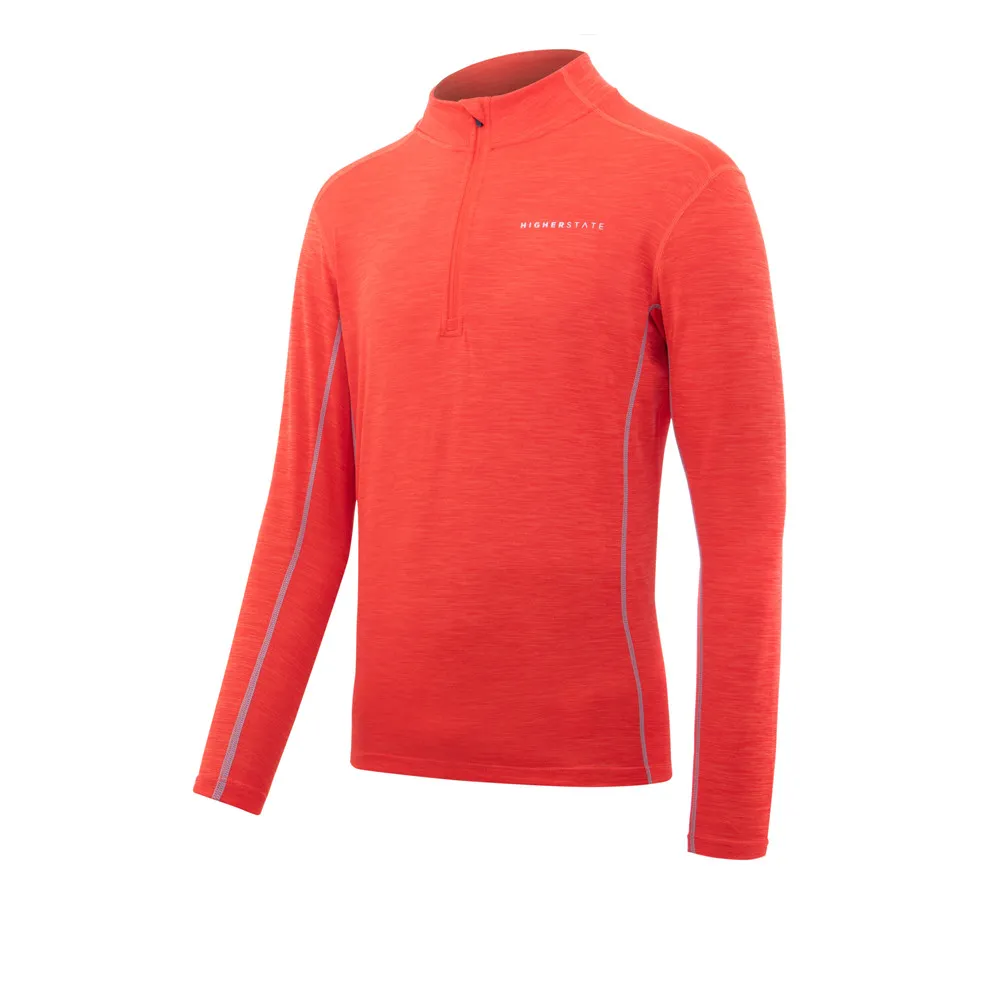 Higher State L/S 1/4 Maglia con mezza zip e collo alto - AW21