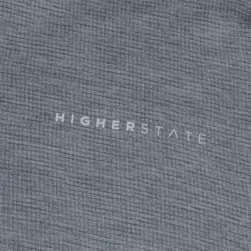 Higher State L/S 1/4 Zip Micro Grid Maglia - AW22