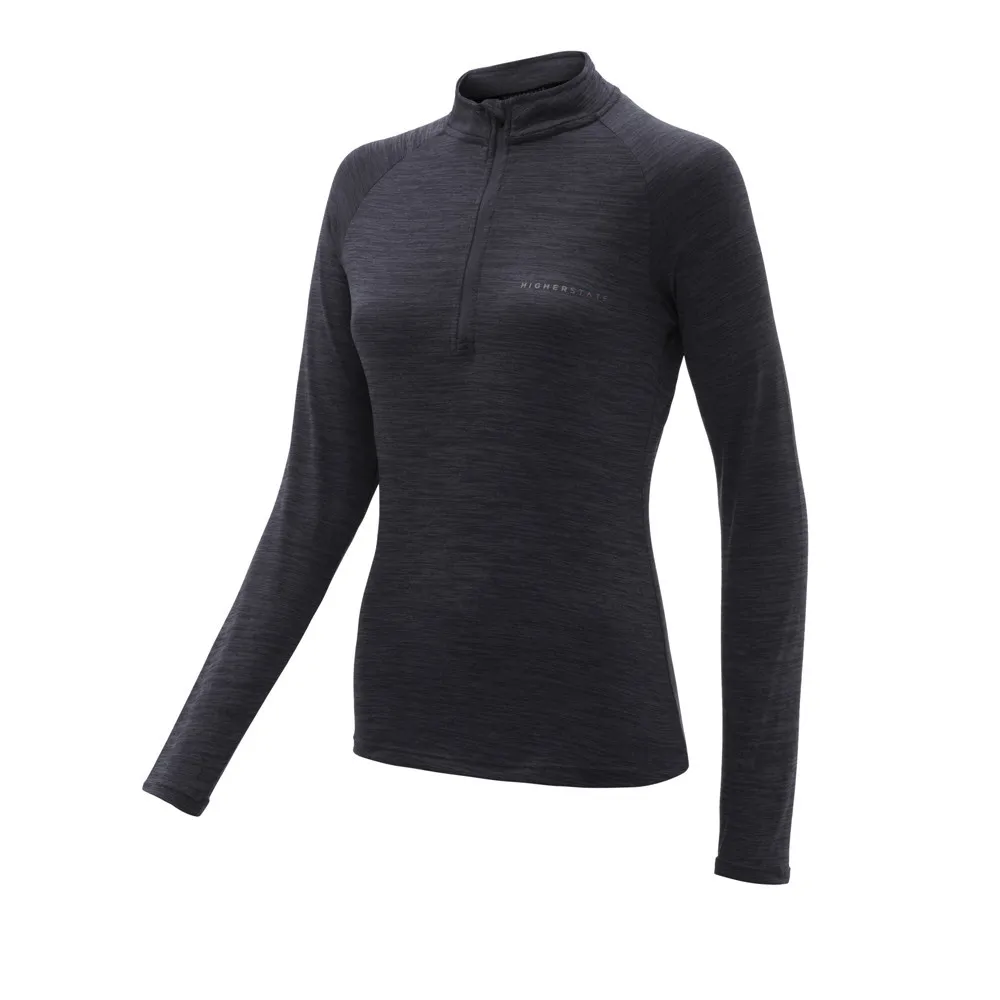 Higher State L/S Raglan Maglia da donna con zip - AW23