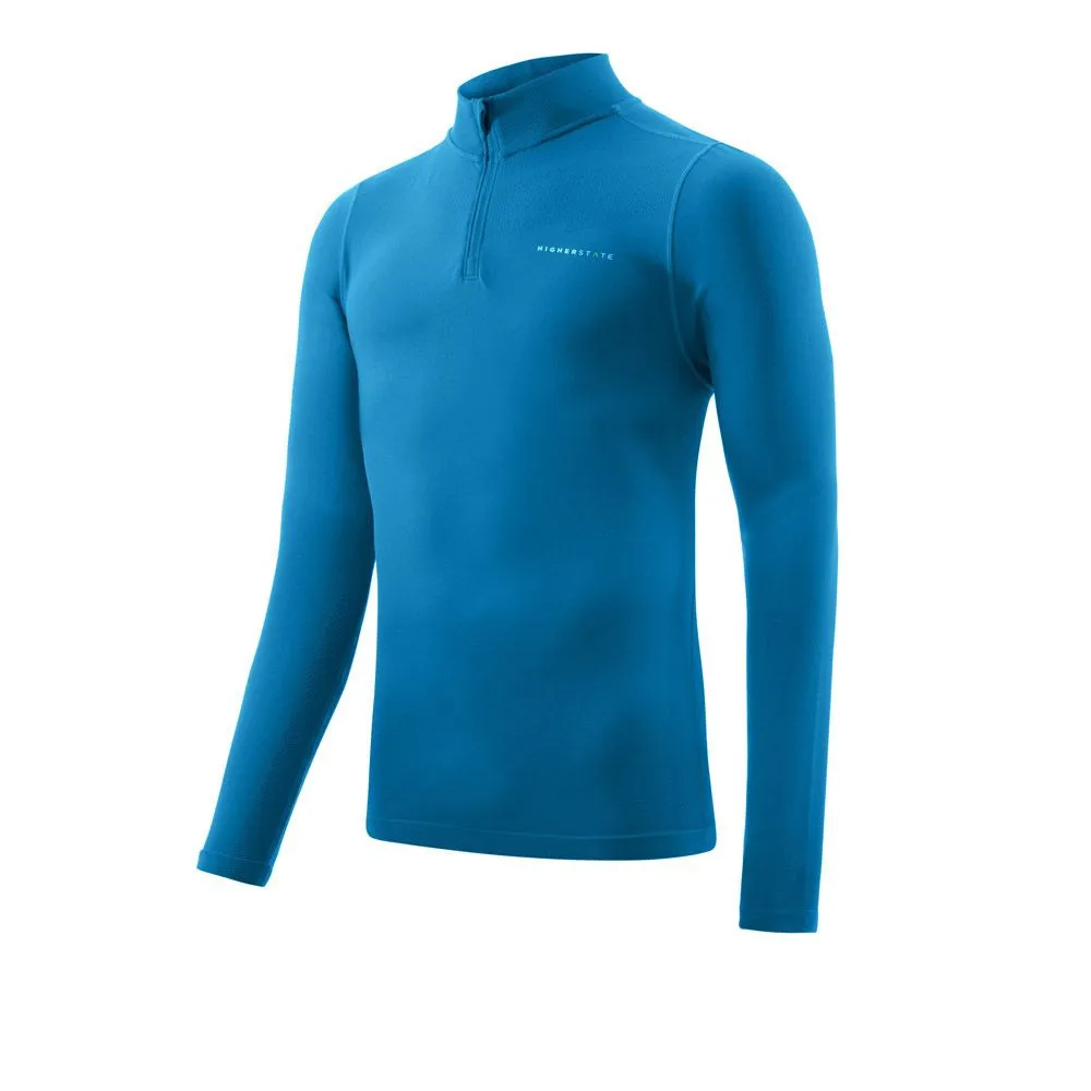 Higher State Seamfree Manica lunga Maglia con mezza cerniera