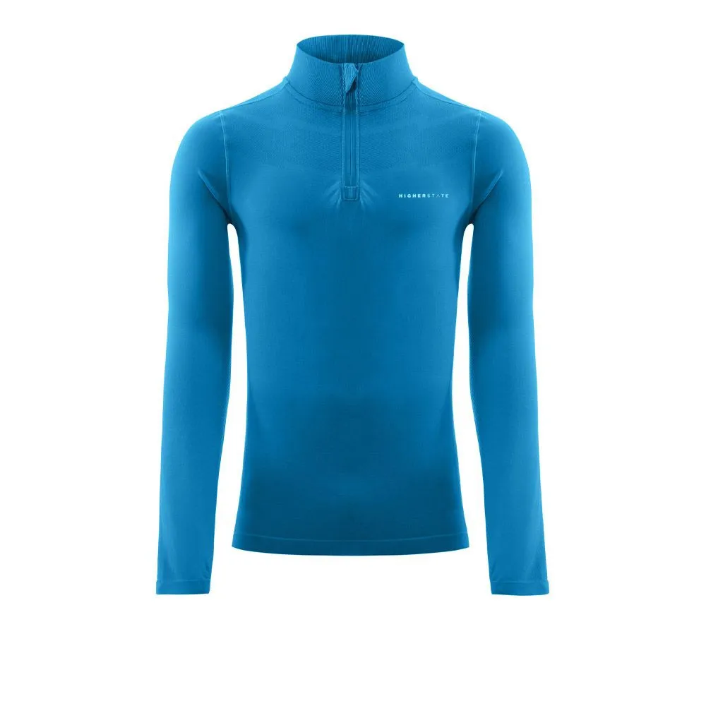Higher State Seamfree Manica lunga Maglia con mezza cerniera