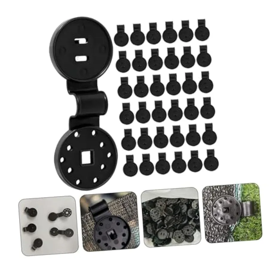 Homoyoyo 100 Pz Clip per Rete Parasole Clip per Telo Parasole Impugnature di Bloccaggio per Teloni Clip per Rete da Giardino Cli