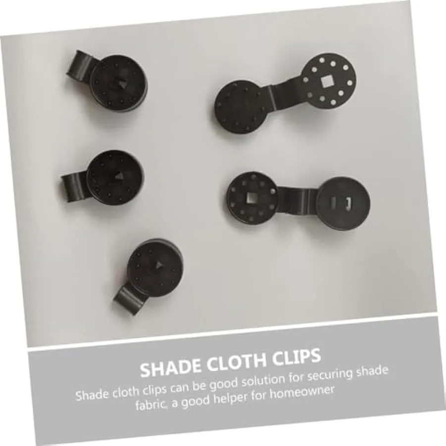 Homoyoyo 100 Pz Clip per Rete Parasole Clip per Telo Parasole Impugnature di Bloccaggio per Teloni Clip per Rete da Giardino Cli